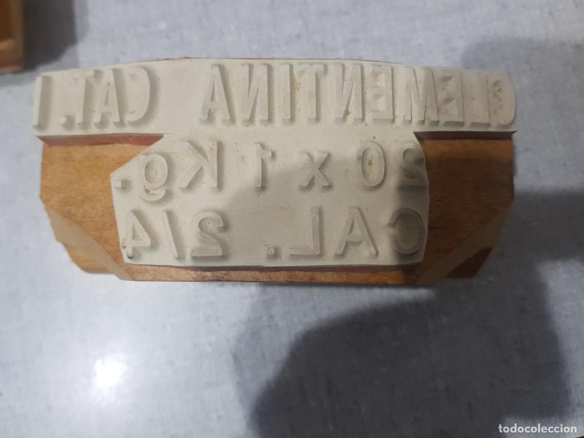 Antig&uuml;edades: SELLO LA ESPA&Ntilde;OLA DE CAUCHO ALMACEN DE NARANJAS VARIEDAD CLEMENTINA