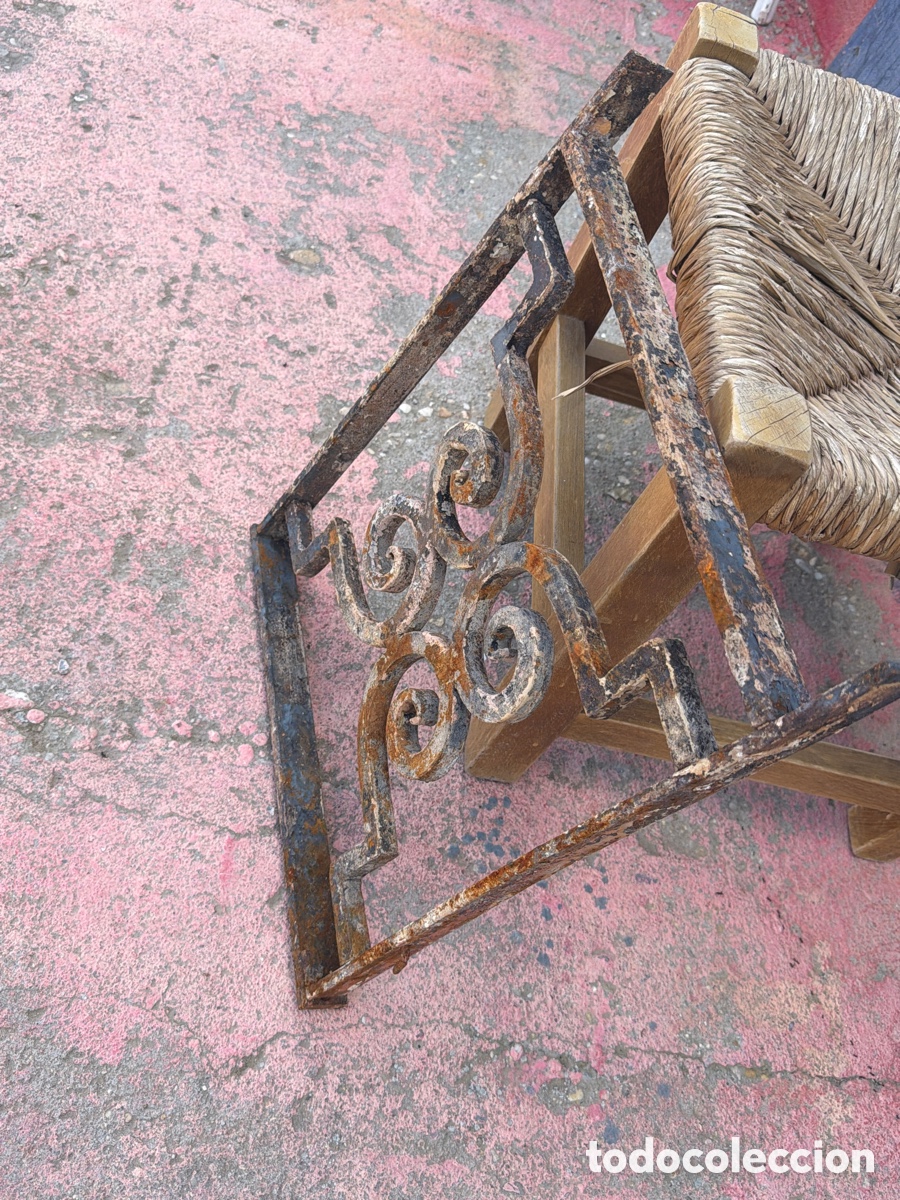 Antig&uuml;edades: Plaf&oacute;n de hierro forjado modernista - Foto 2