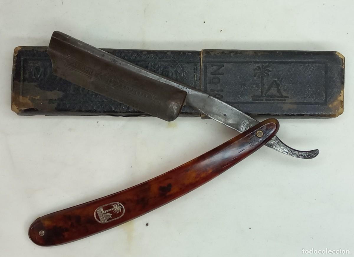 Antig&uuml;edades: ANTIGUA NAVAJA BARBERO PALMERA ESPECIAL N&ordm; 14 FERD HERBERZ - SOLINGER