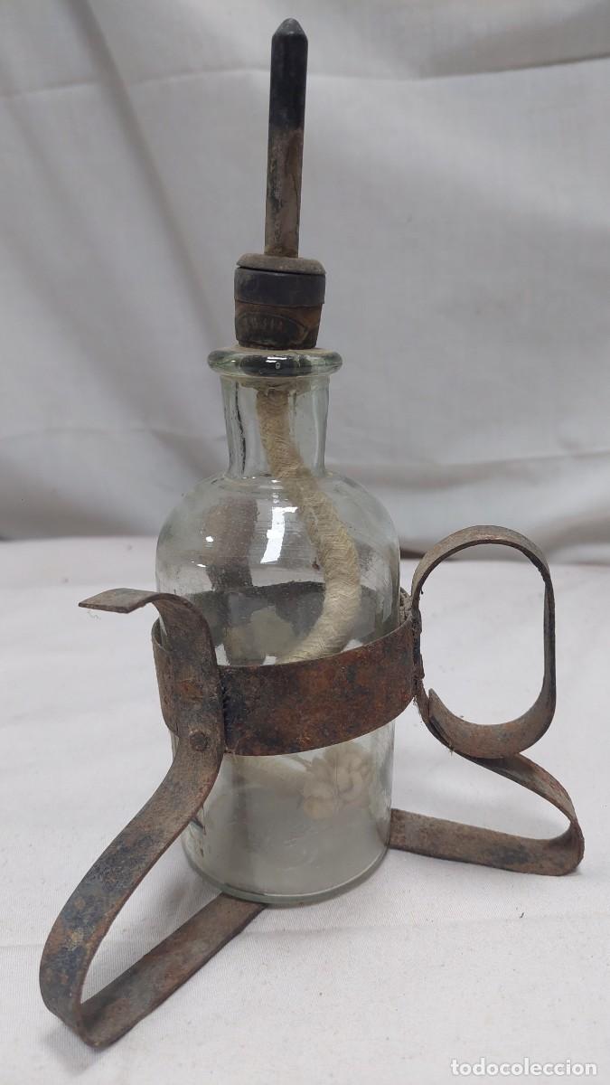 Antig&uuml;edades: Antiguo mechero tipo bunsen de farmacia