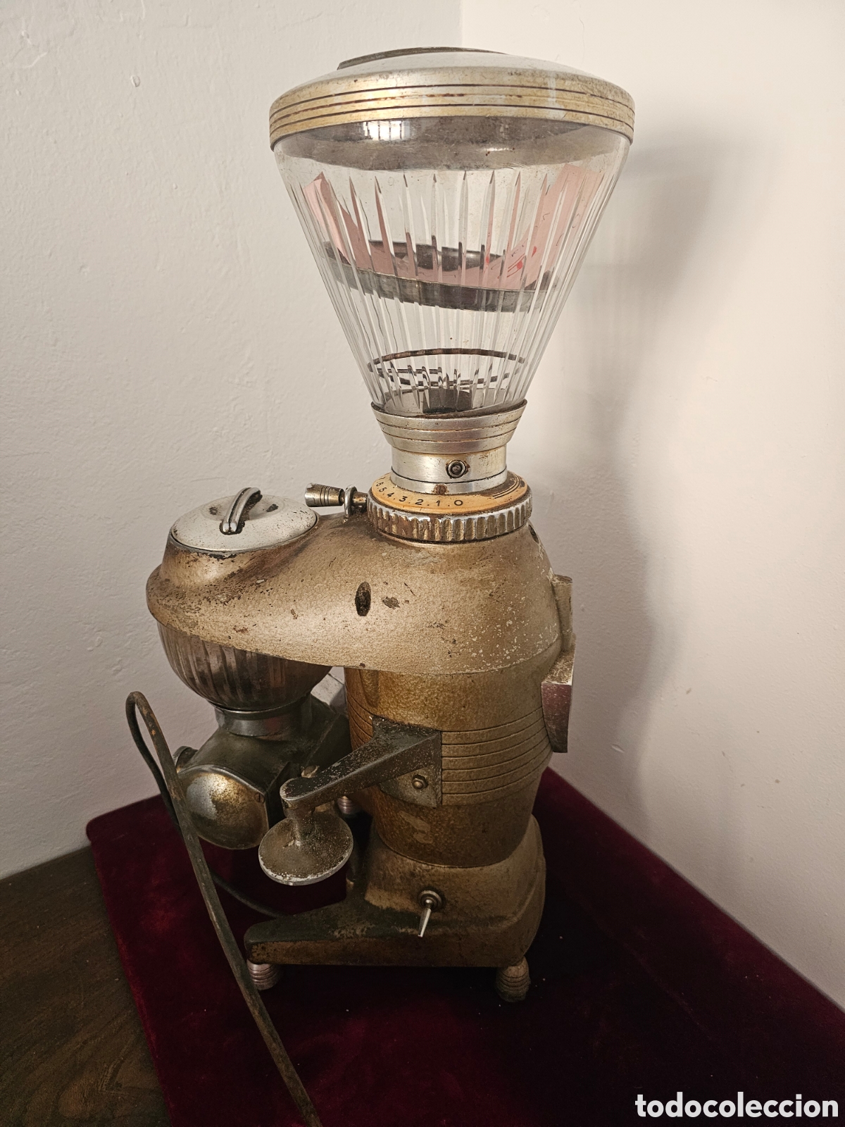Antig&uuml;edades: Antiguo Molinillo de Caf&eacute; Profesional ORTEGA (Barcelona) - Joya Vintage Industrial