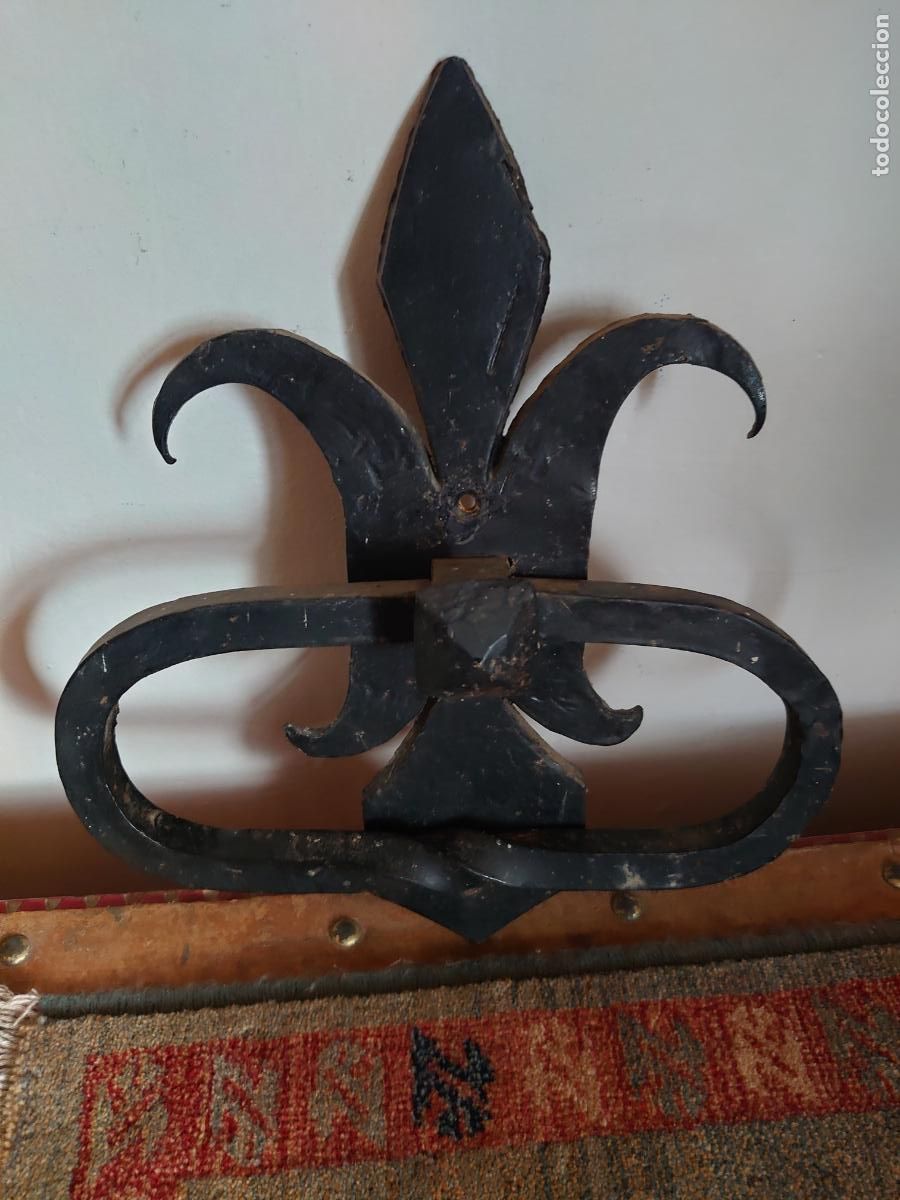 Antig&uuml;edades: TIRADOR DE FORJA GRANDE
