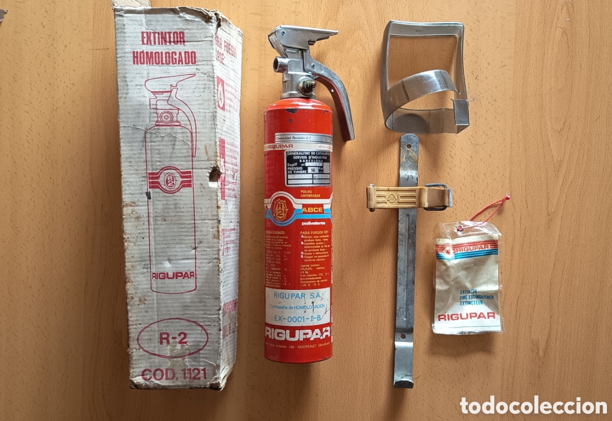 Antig&uuml;edades: Extintor homologado Rigupar R2