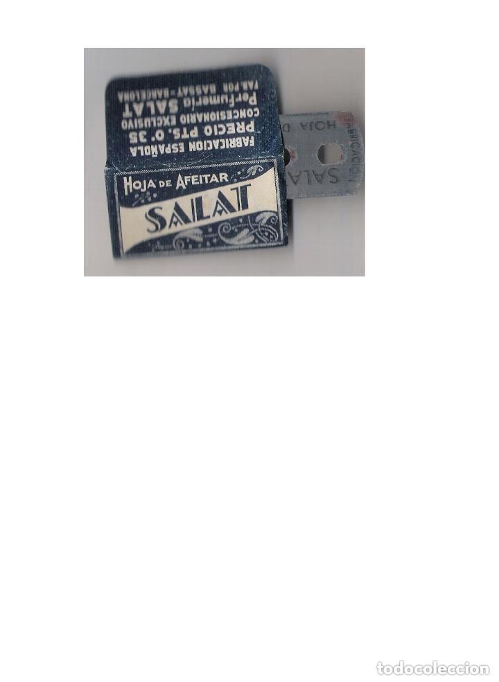 Antig&uuml;edades: Hoja de afeitar - Salat - con cuchilla