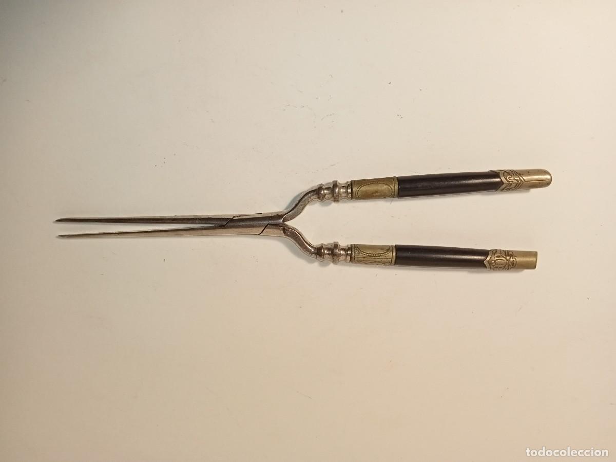 Antig&uuml;edades: TENACILLAS PARA EL PELO MUY ANTIGUAS