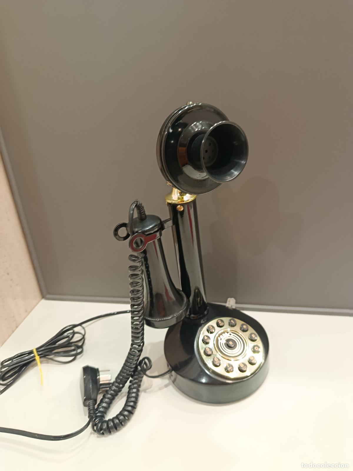 Tel&eacute;fonos: TELEFONO GARBO TELIA - MODELO CANDELABRO - ORIGINAL SUECIA SIGLO XX