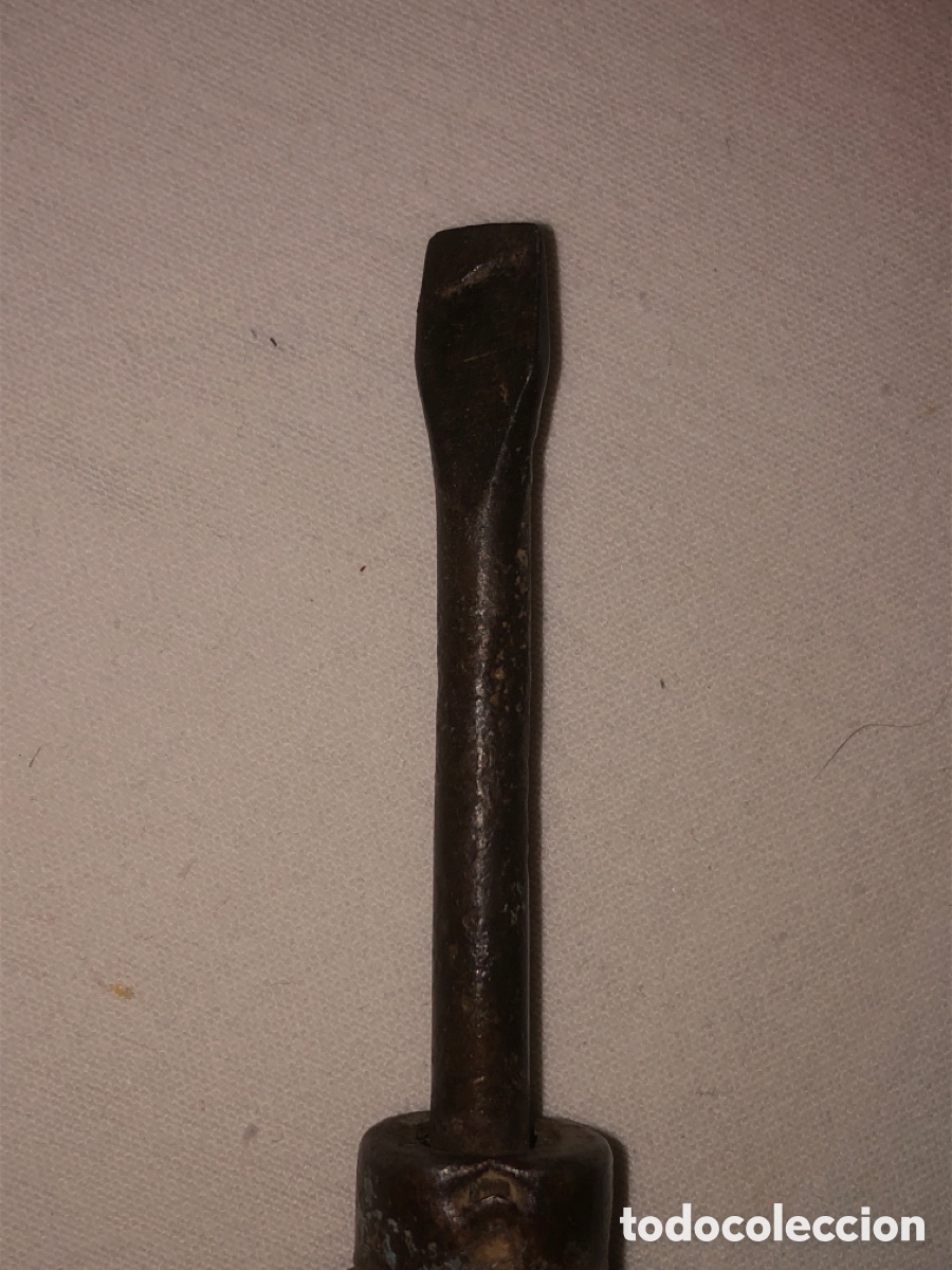 Antig&uuml;edades: Destornillador antiguo madera - Foto 2