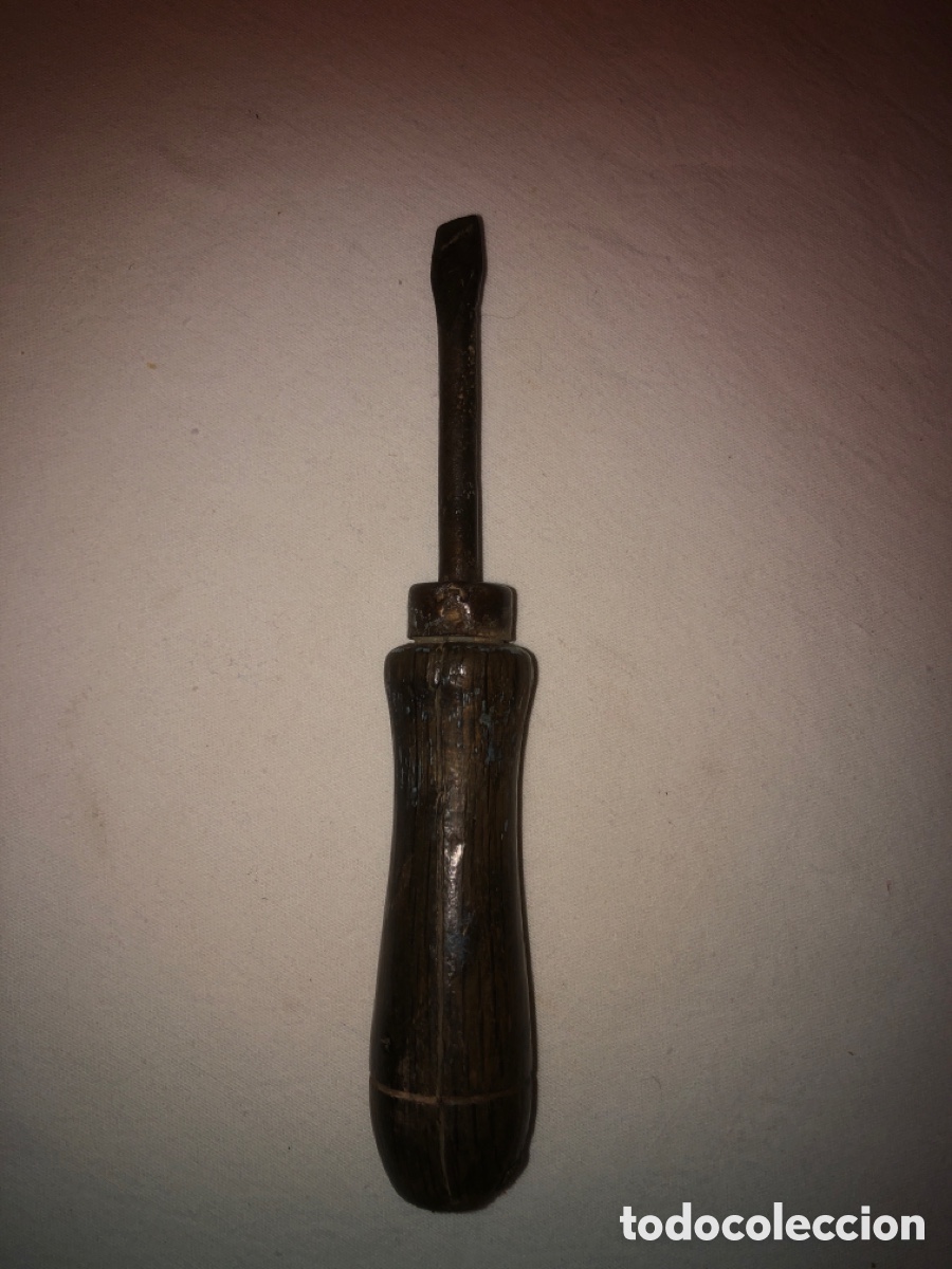 Antig&uuml;edades: Destornillador antiguo madera - Foto 4
