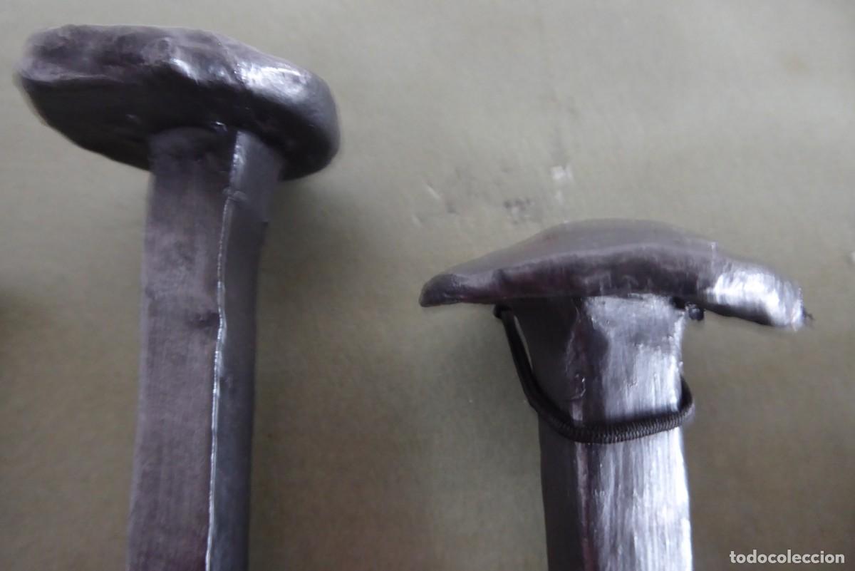 Antig&uuml;edades: CLAVOS DE FORJA DE GRAN PESO Y TAMA&Ntilde;O - Foto 7