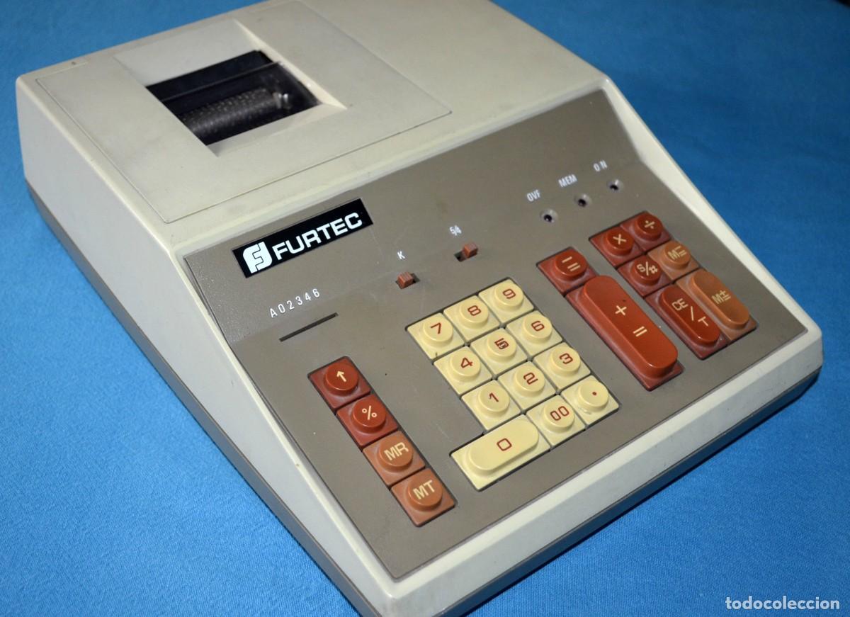 Antig&uuml;edades: Calculadora impresora FURTEC.