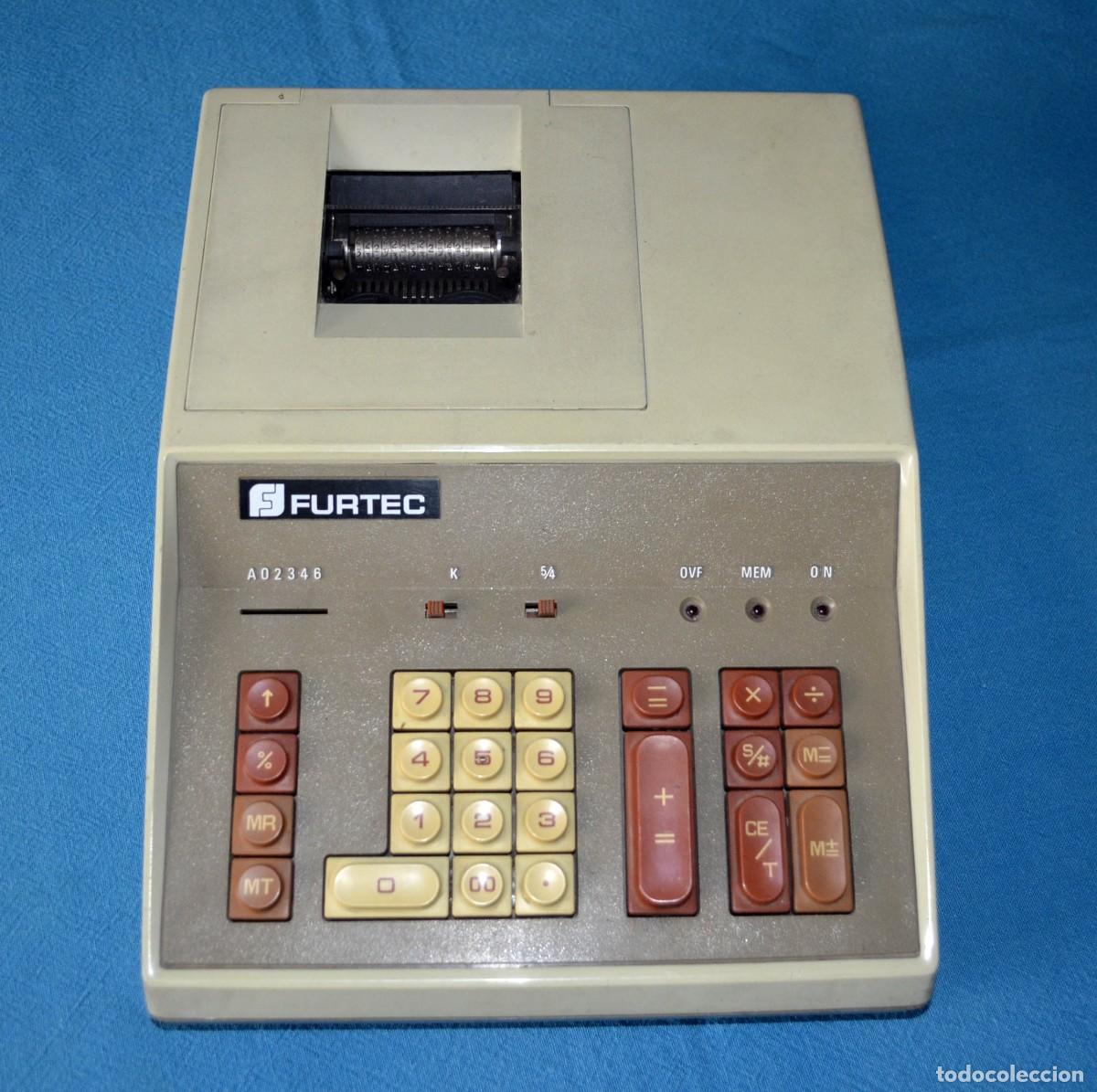 Antig&uuml;edades: Calculadora impresora FURTEC. - Foto 9