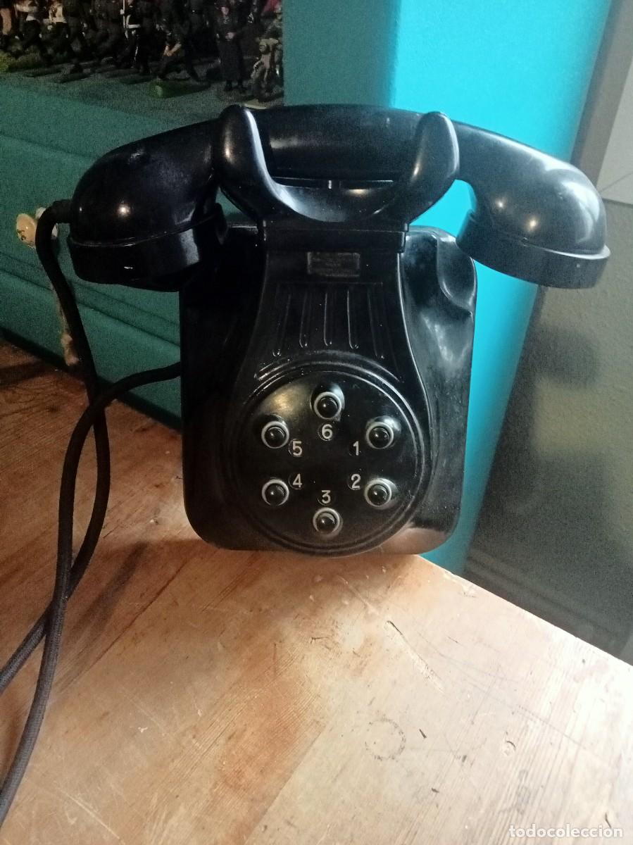 Tel&eacute;fonos: ANTIGUO TEL&Eacute;FONO DE BAQUELITA DE CENTRALITA