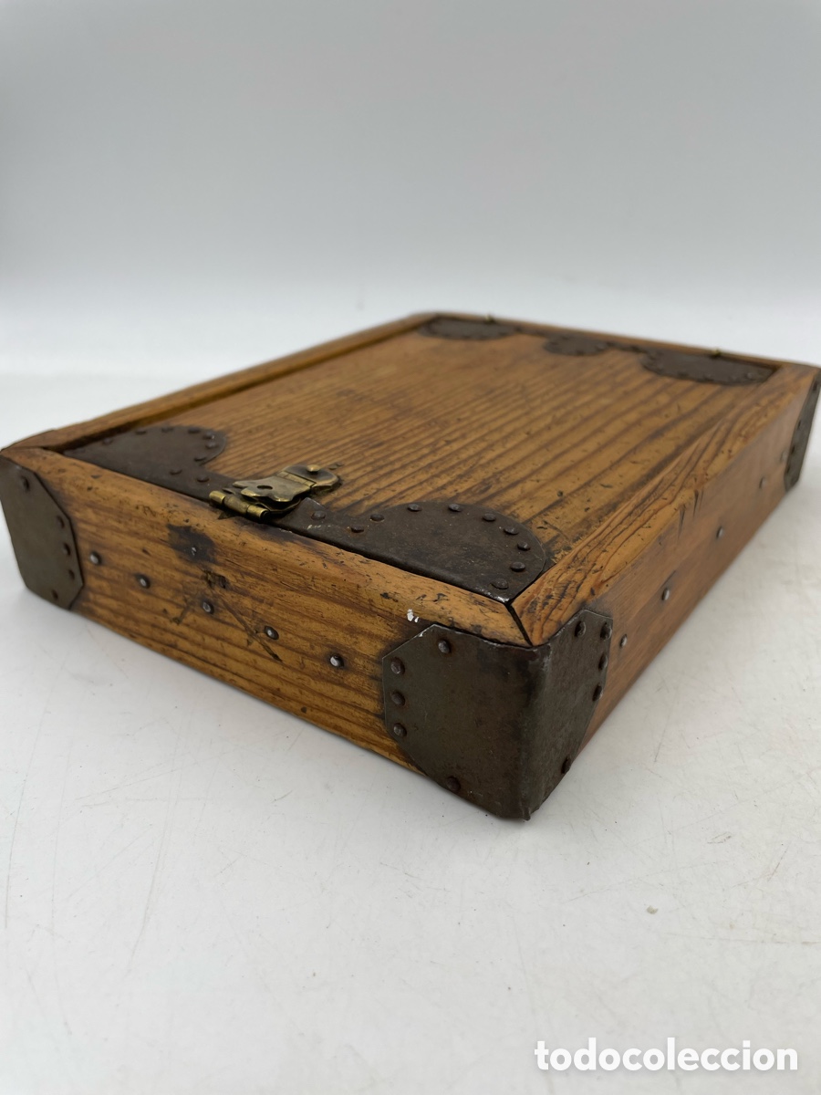 Antig&uuml;edades: Antiguo tablero de inventario de comercio. - Foto 4