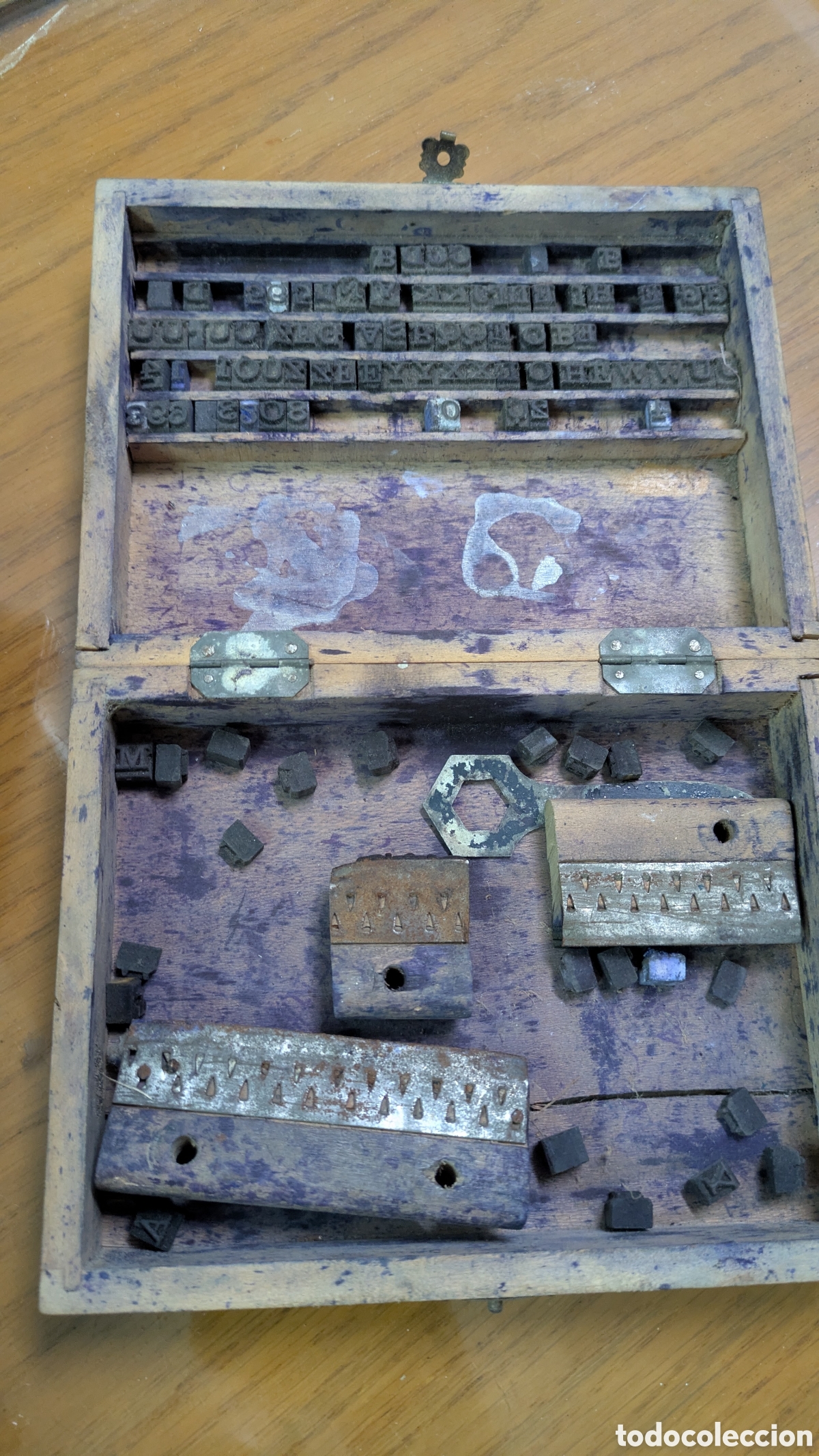 Antig&uuml;edades: Rotuladora HERVI Mod. B1 SET COMPLETO - Foto 3
