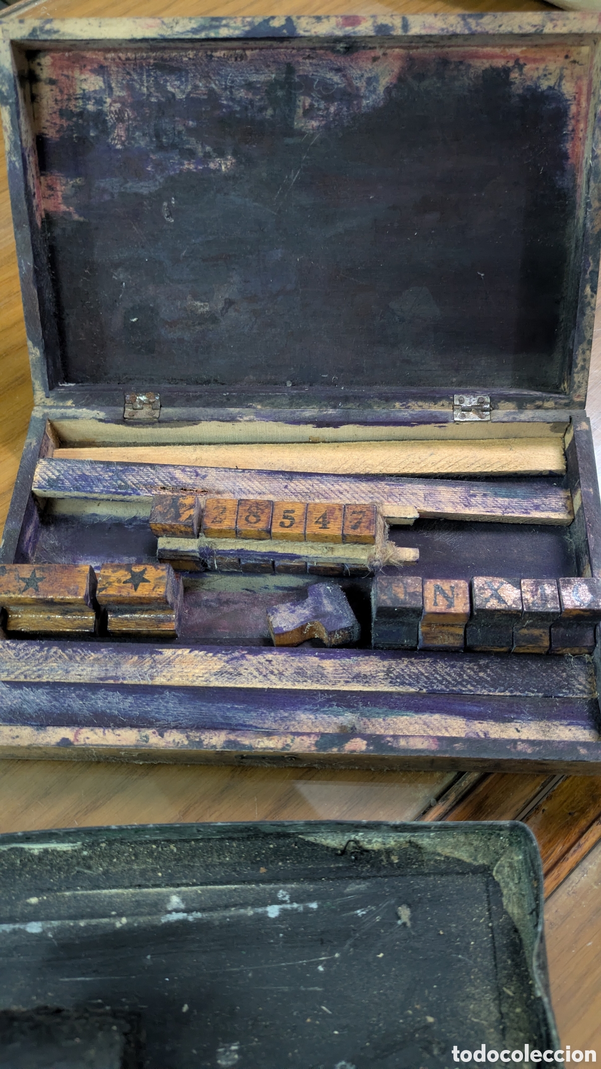 Antig&uuml;edades: Rotuladora HERVI Mod. B1 SET COMPLETO - Foto 5