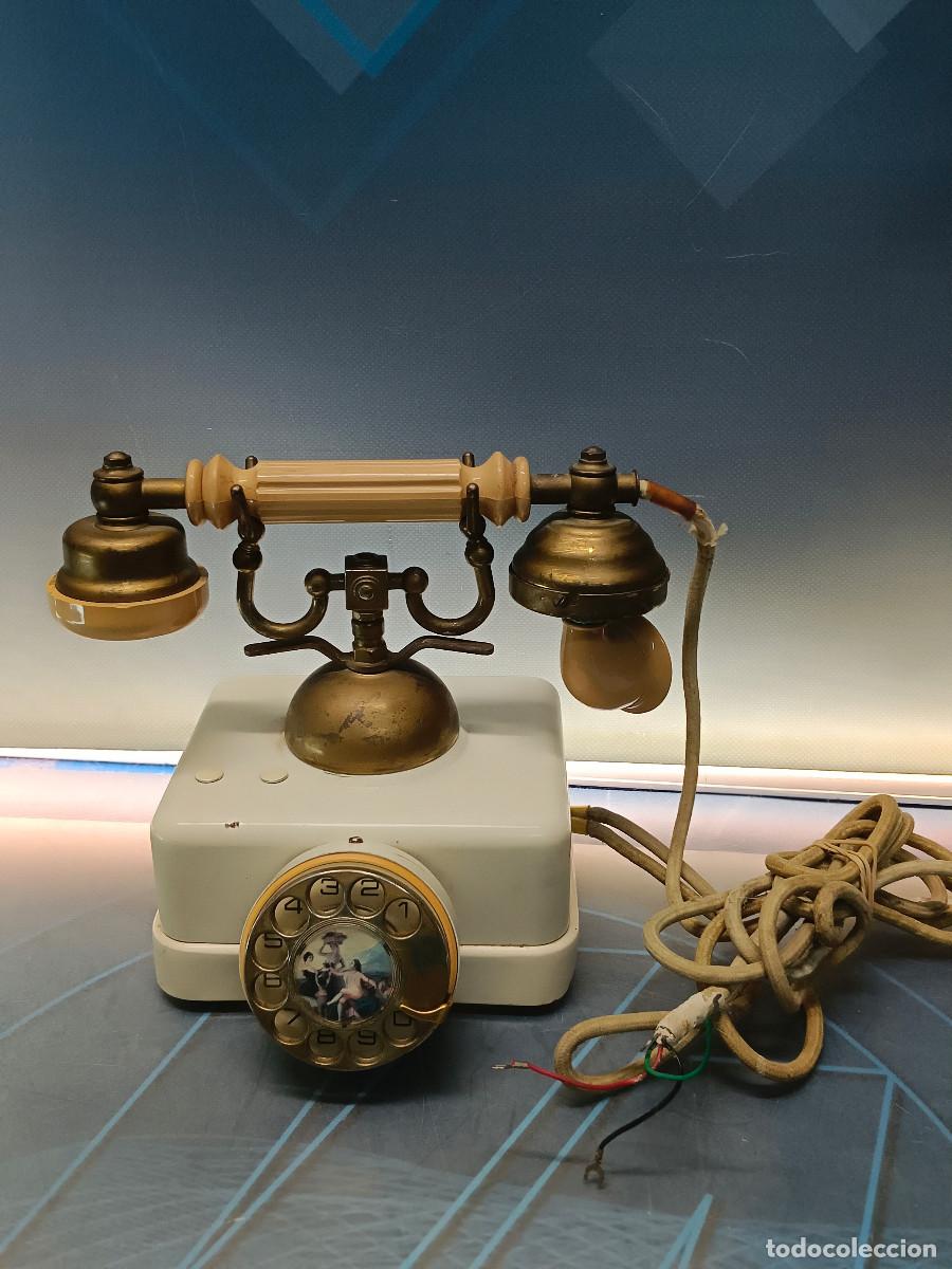 Tel&eacute;fonos: Telefono VINTAJE Fijo Elasa - CTNE, ECUALIZADO, marcador rotativo