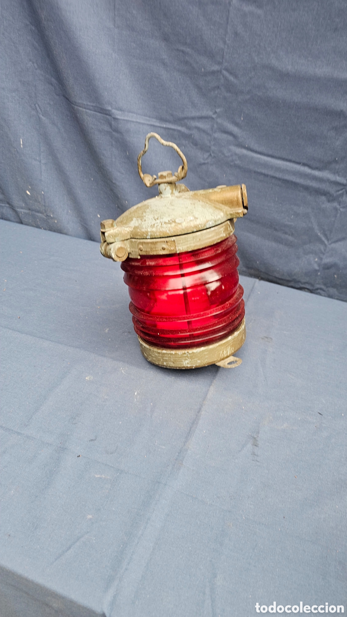 Antig&uuml;edades: Antigua l&aacute;mpara / farol de barco