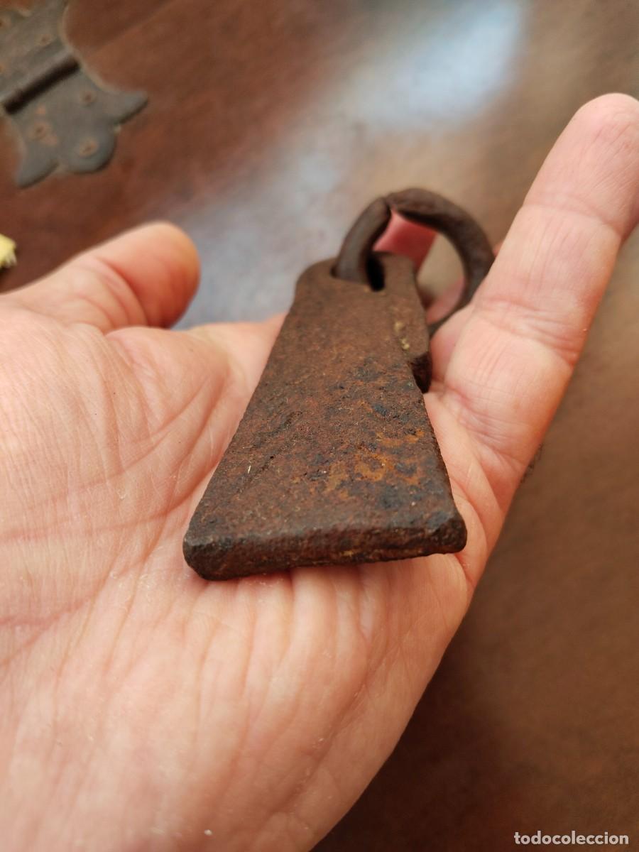 Antig&uuml;edades: Ponderal libra. 218 gramos. - Foto 4