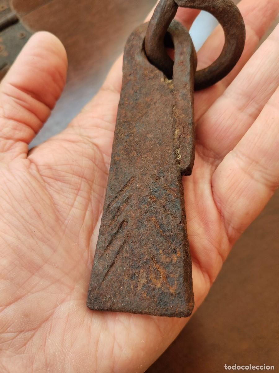 Antig&uuml;edades: Ponderal libra. 218 gramos. - Foto 5