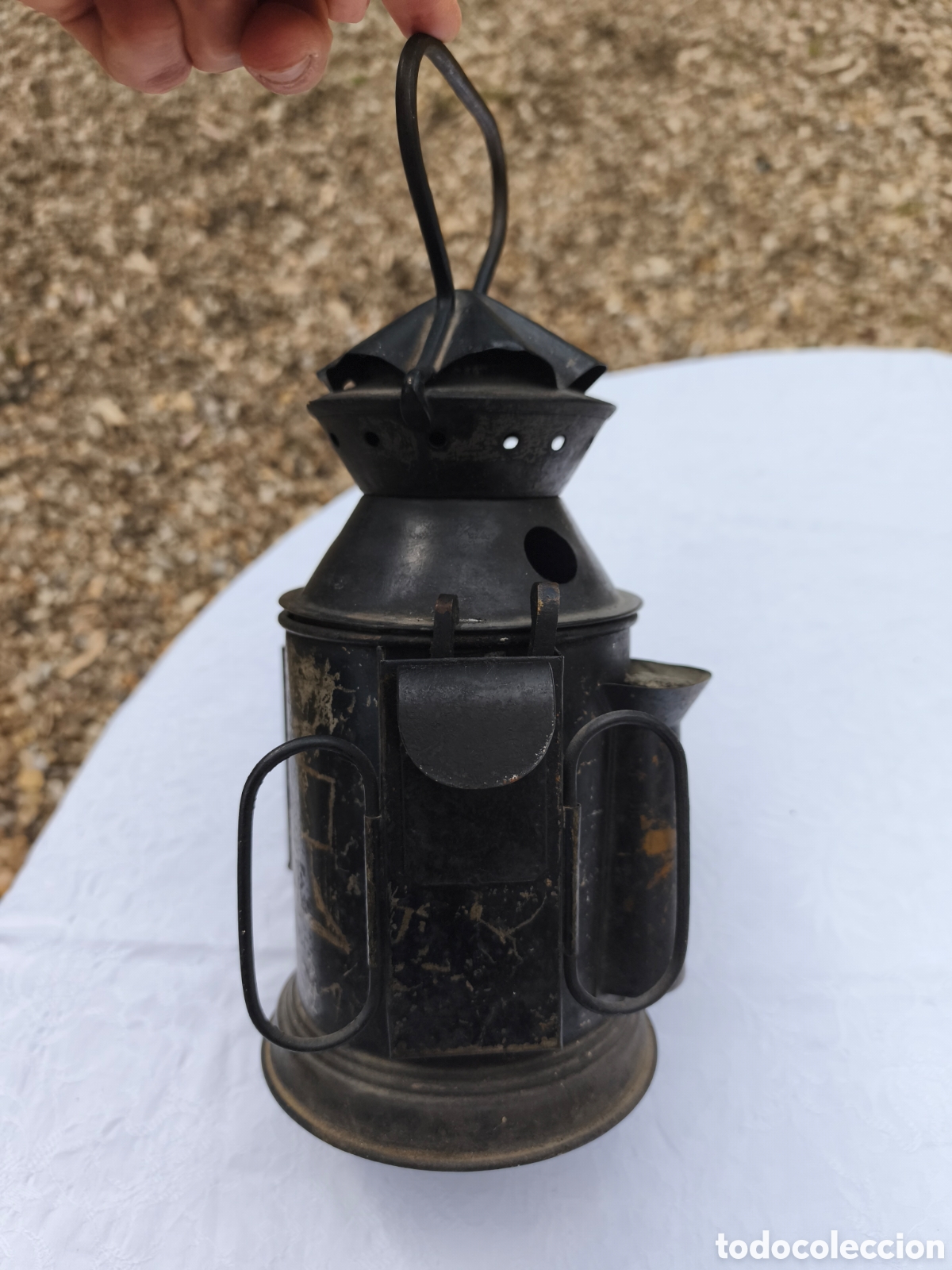 Antig&uuml;edades: Farol antiguo ferroviario - Foto 3
