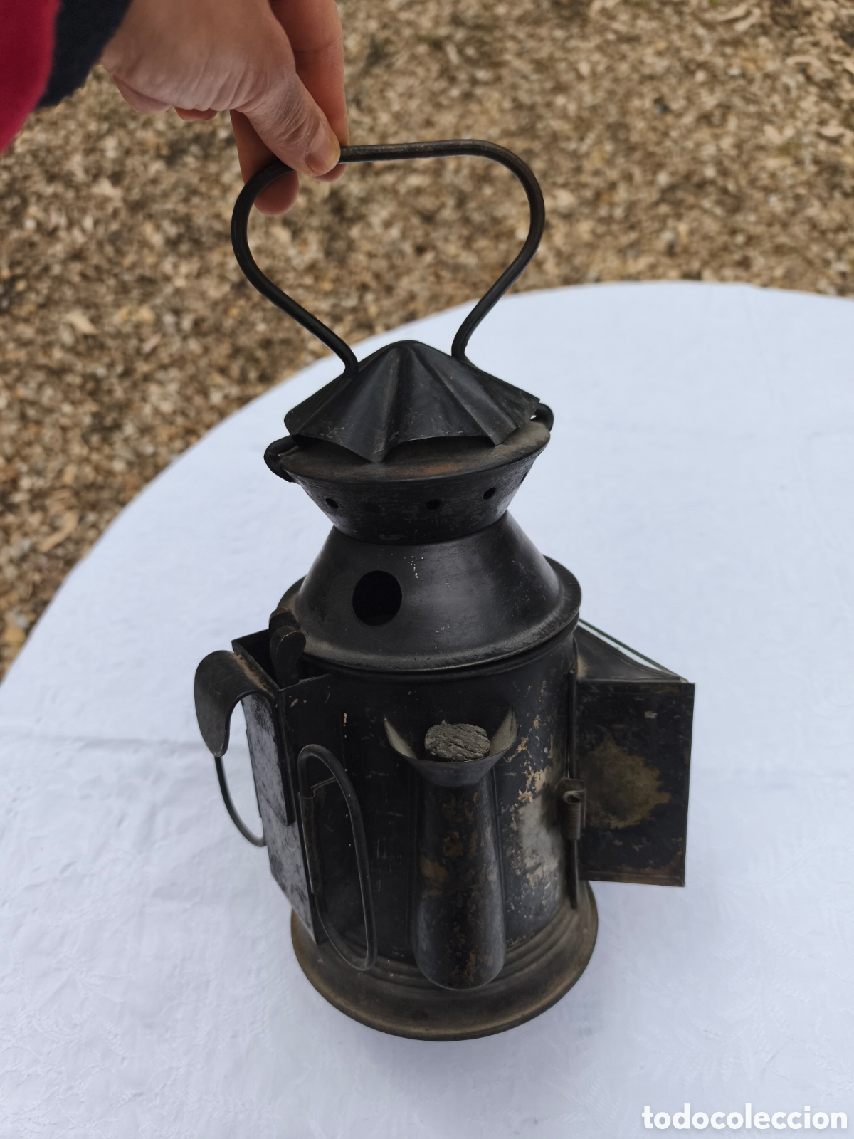 Antig&uuml;edades: Farol antiguo ferroviario - Foto 4