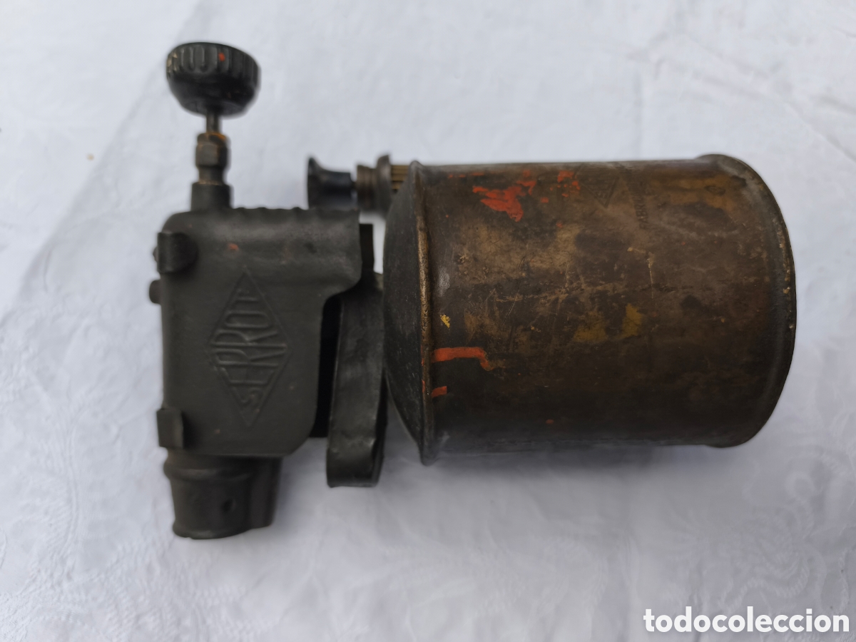 Antig&uuml;edades: Soplete de fontanero marca Serrot