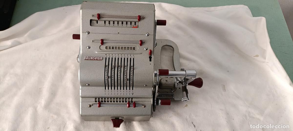 Antig&uuml;edades: ANTIGUA CALCULADORA MECANICA BRUNSVIGA