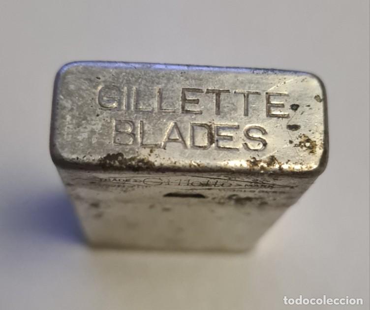 Antig&uuml;edades: CAJA/ESTUCHE DE CUCHILLAS GILLETTE BLADES
