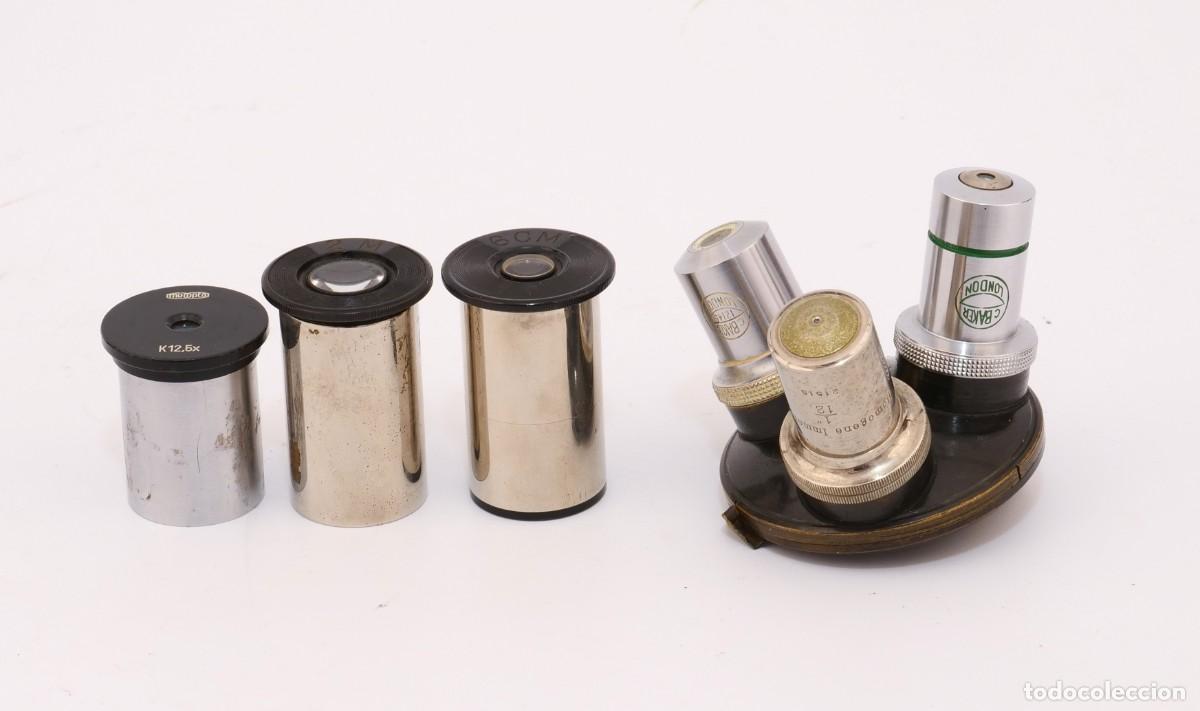 Antig&uuml;edades: Accesorios microscopio antiguo - Foto 1