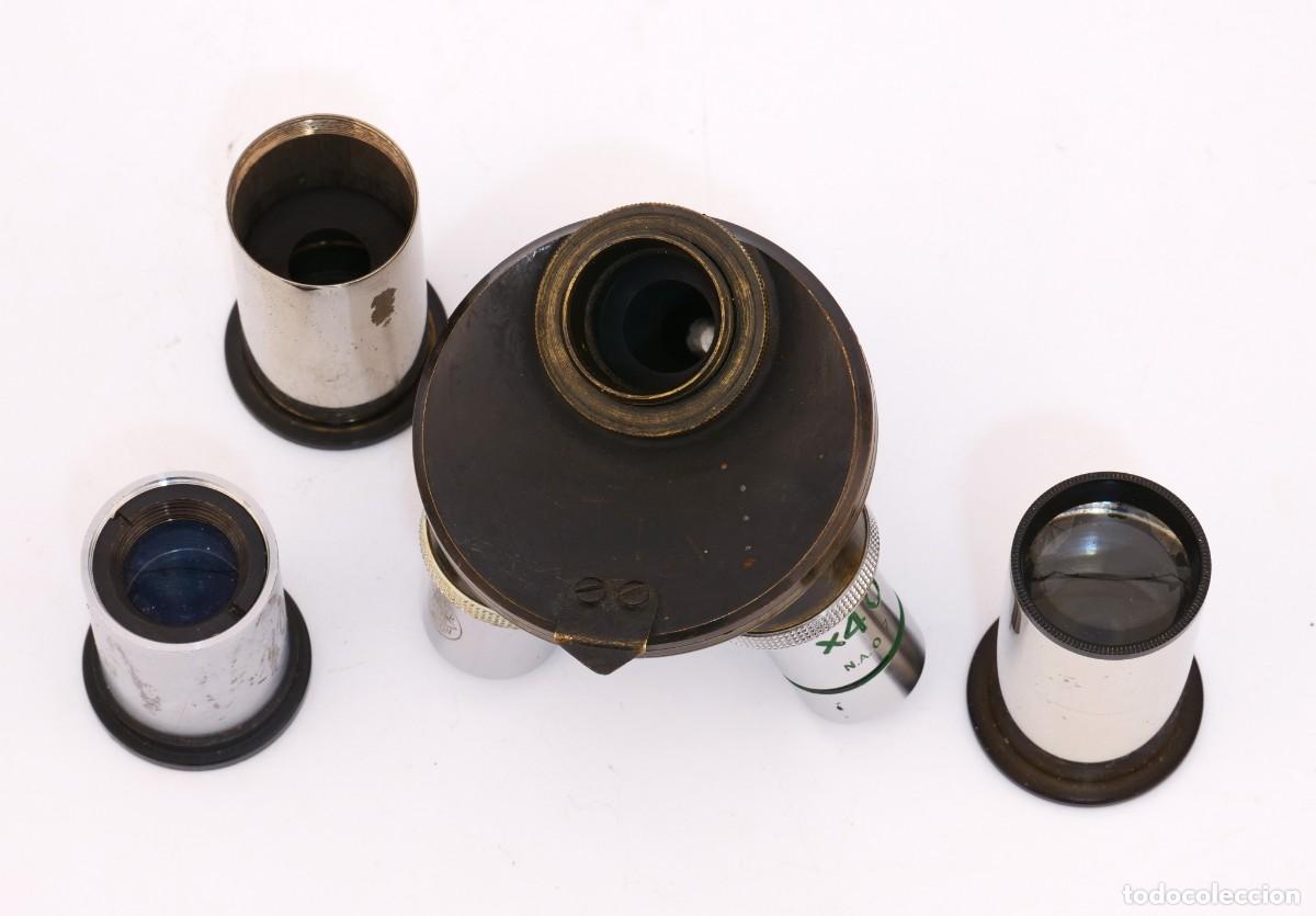 Antig&uuml;edades: Accesorios microscopio antiguo - Foto 6