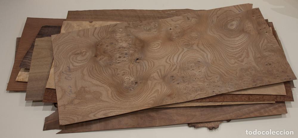 Antig&uuml;edades: LOTE DE CHAPAS DE MADERA PARA RESTAURACION.