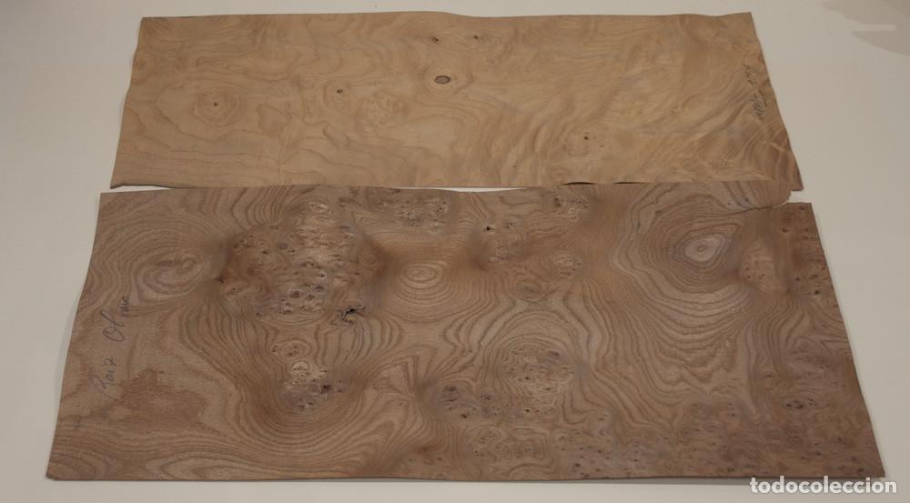 Antig&uuml;edades: LOTE DE CHAPAS DE MADERA PARA RESTAURACION. - Foto 2