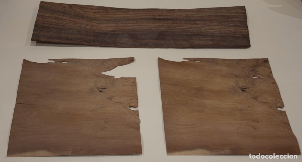 Antig&uuml;edades: LOTE DE CHAPAS DE MADERA PARA RESTAURACION. - Foto 6