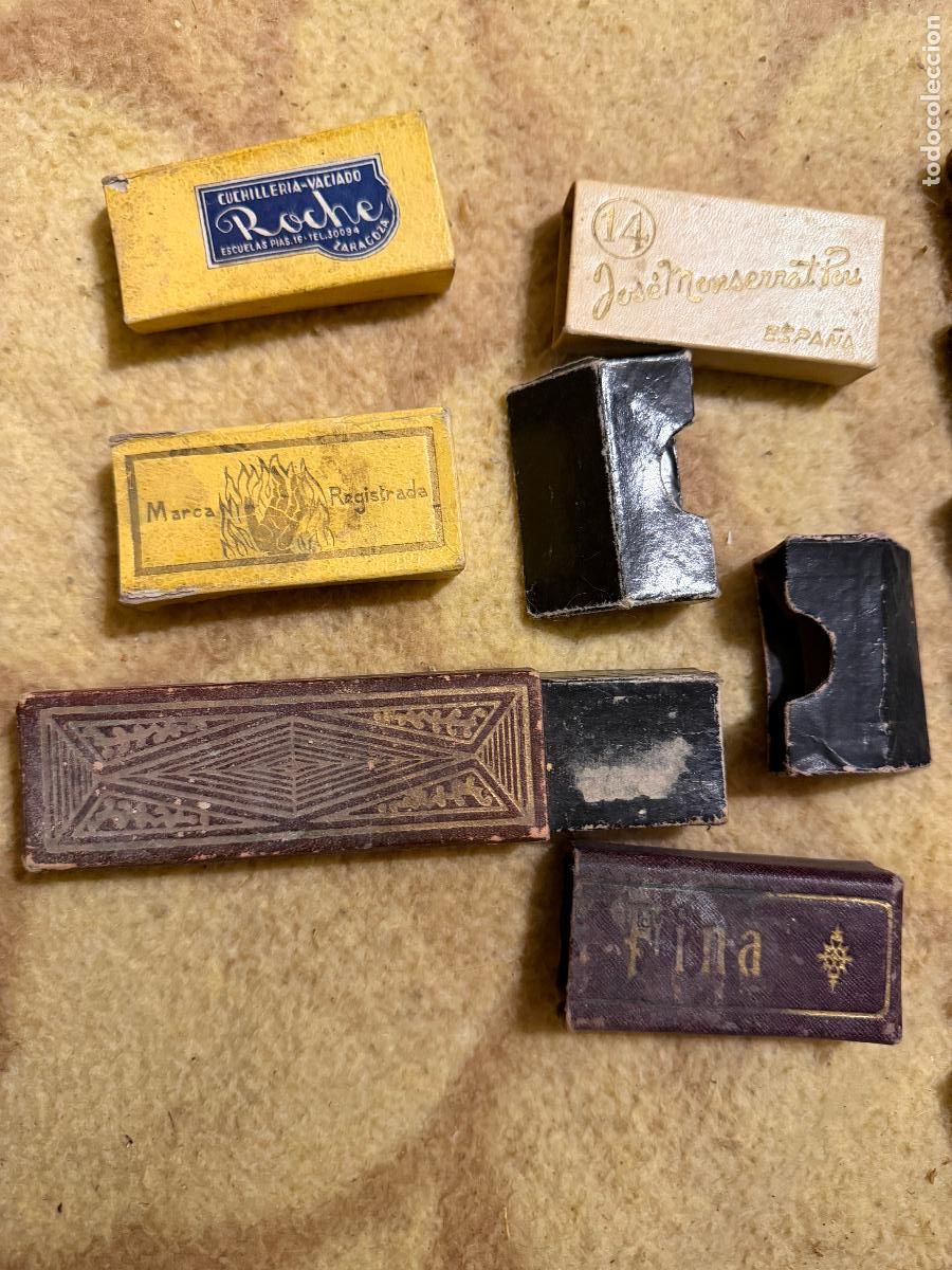 Antig&uuml;edades: Cajas de navajas de afeitar - Foto 3
