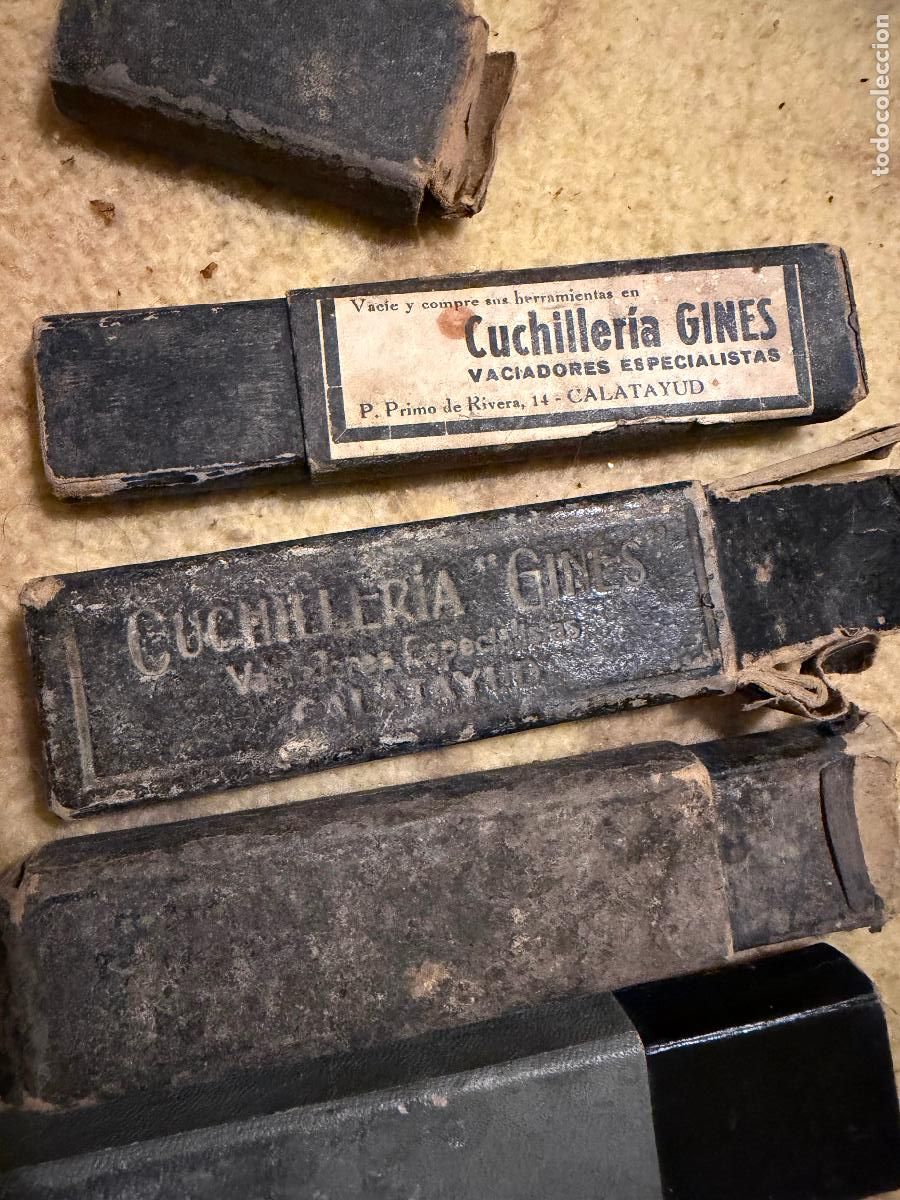 Antig&uuml;edades: Cajas de navajas de afeitar - Foto 6
