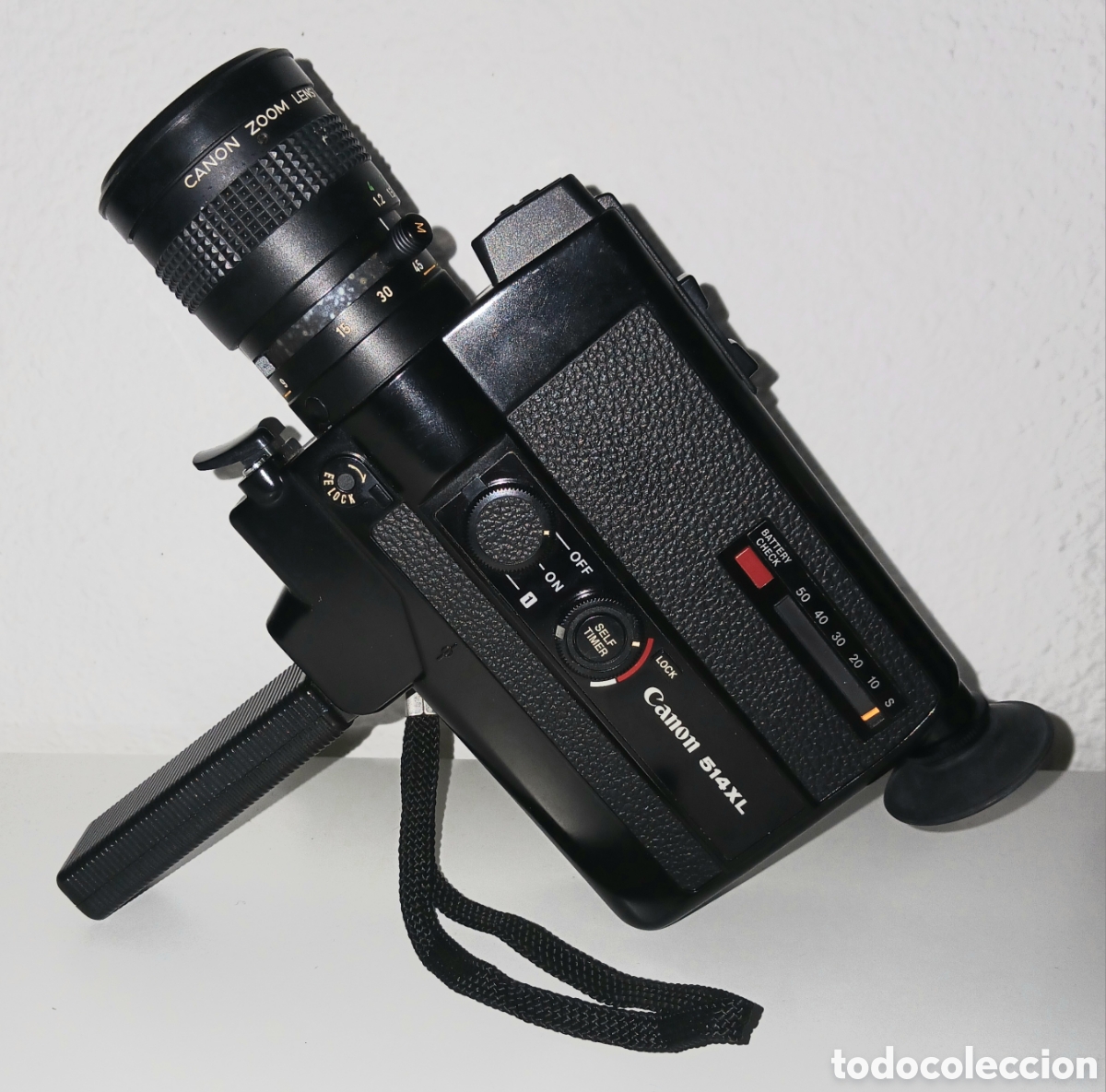 Antig&uuml;edades: C&aacute;mara de cine Super 8 CANON 514XL - &Oacute;ptica Macro - Funda - Jap&oacute;n 1976