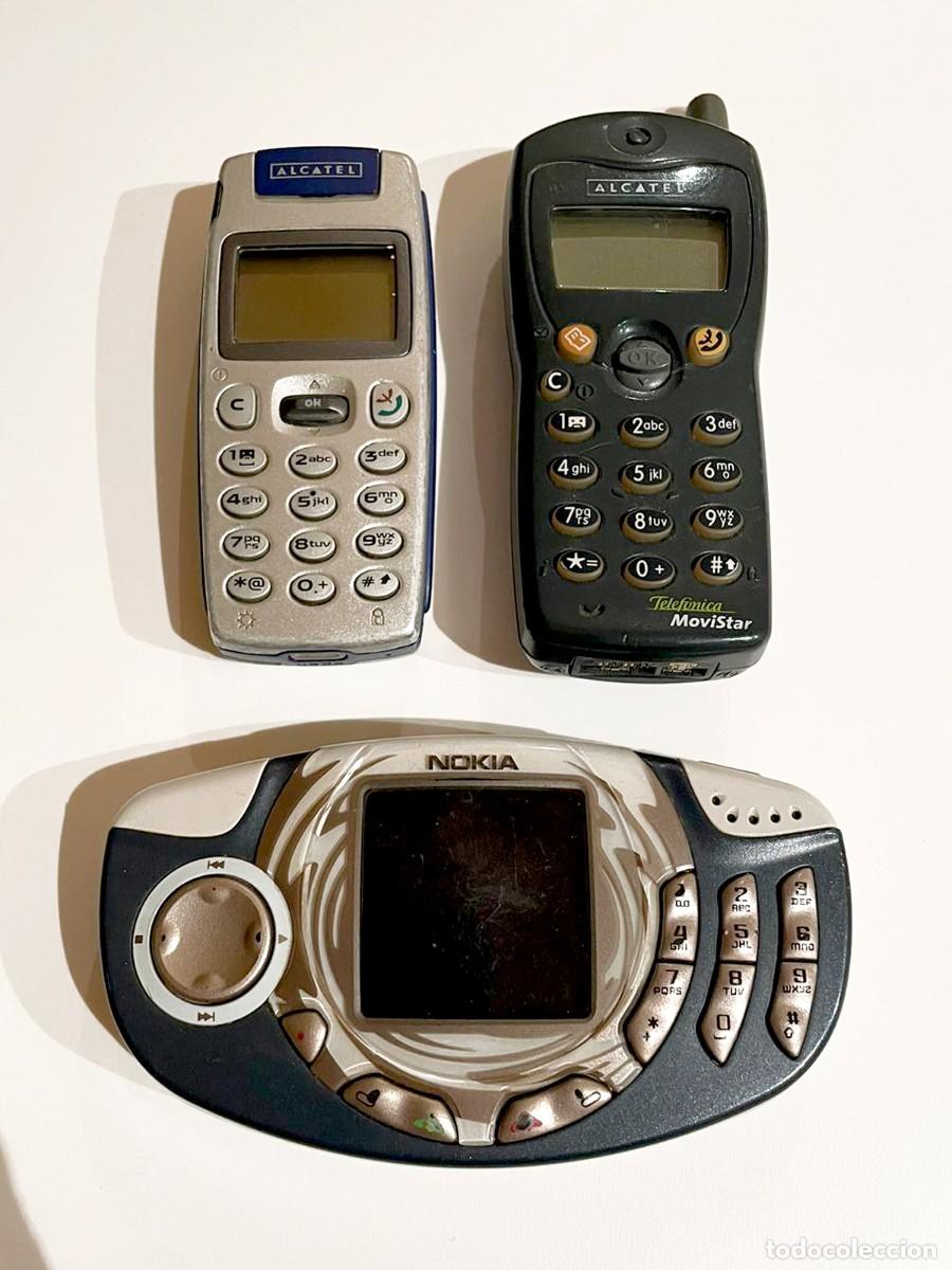 Tel&eacute;fonos: Lote 3 M&oacute;viles Vintage - Nokia 3300 y Alcatel One Touch