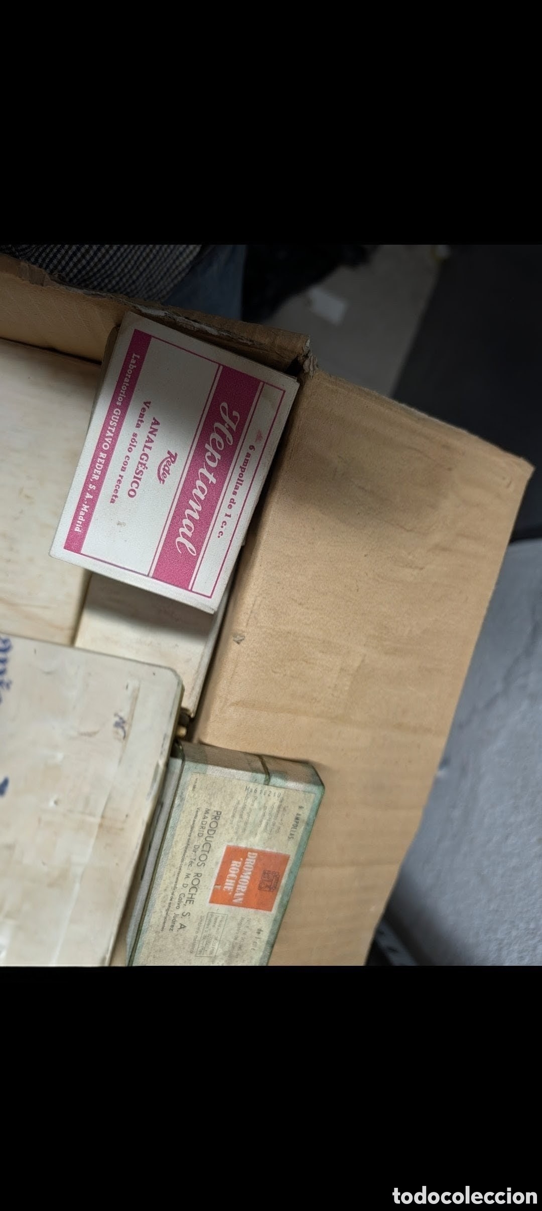 Antig&uuml;edades: Lote Coleccionismo Farmac&eacute;utico Vintage - Medicamentos Hist&oacute;ricos Farmacia Justel (Vigo) - +50 a&ntilde;os