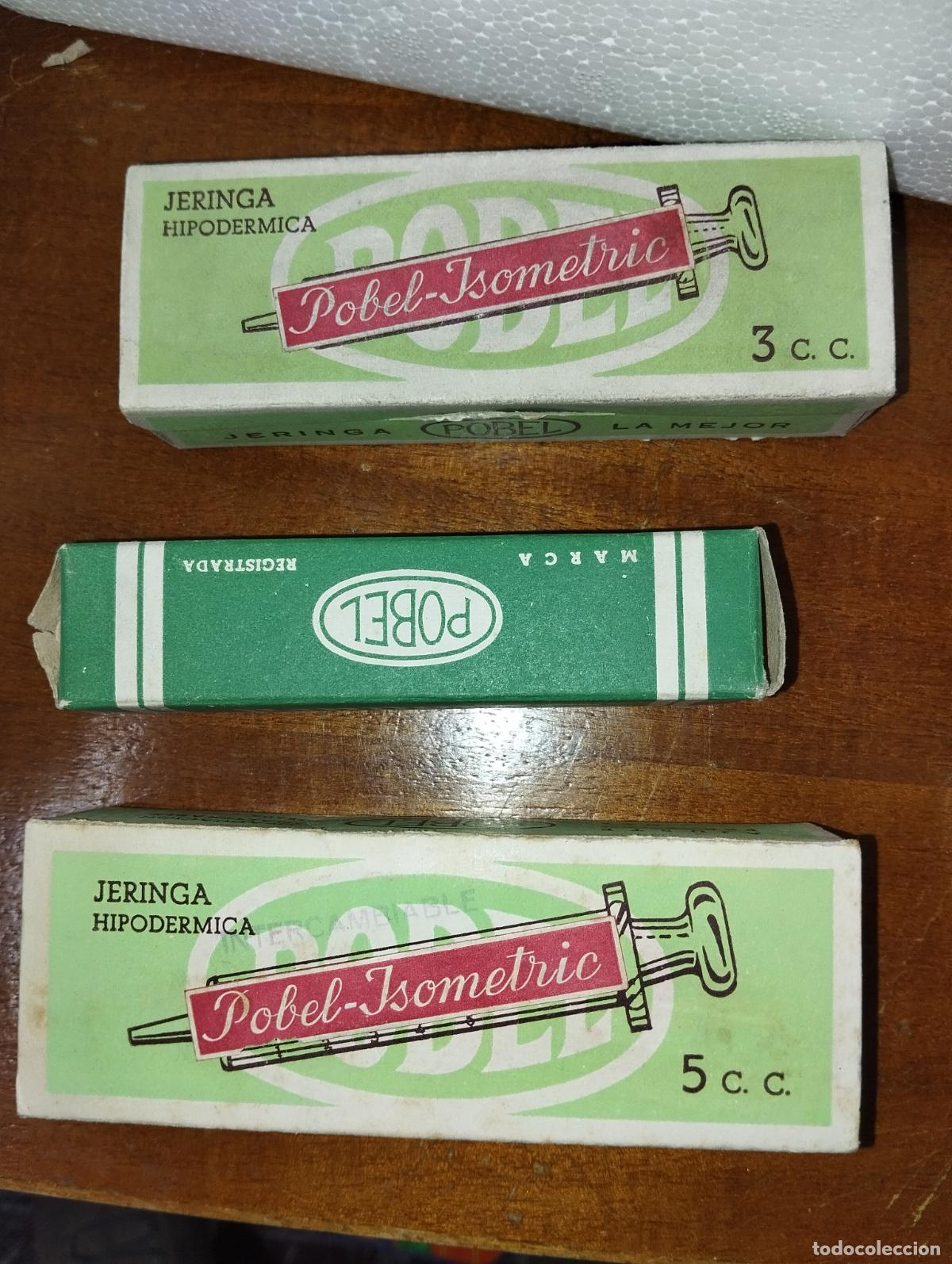 Antig&uuml;edades: Lote de jeringas pobel