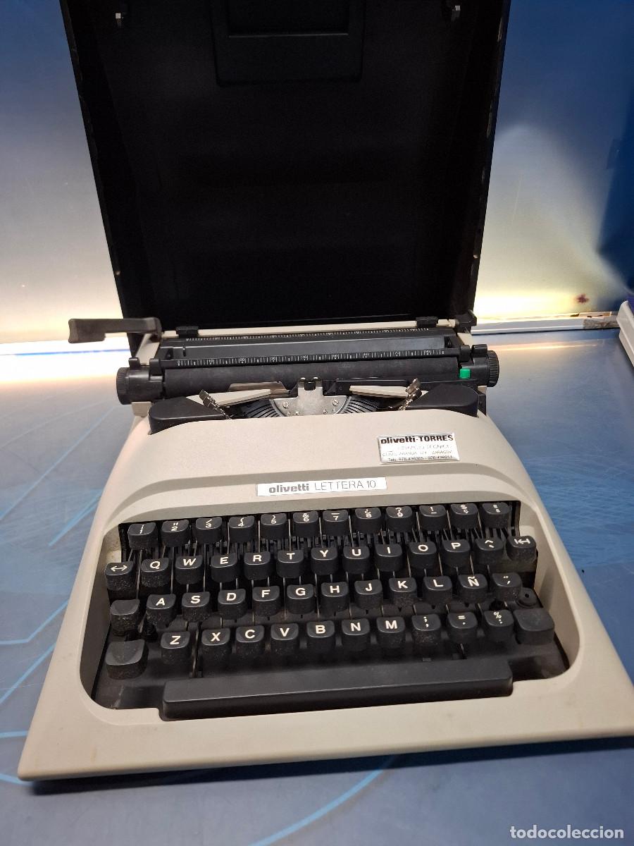 Antig&uuml;edades: Maquina de escribir, Olivetti Lettera 10