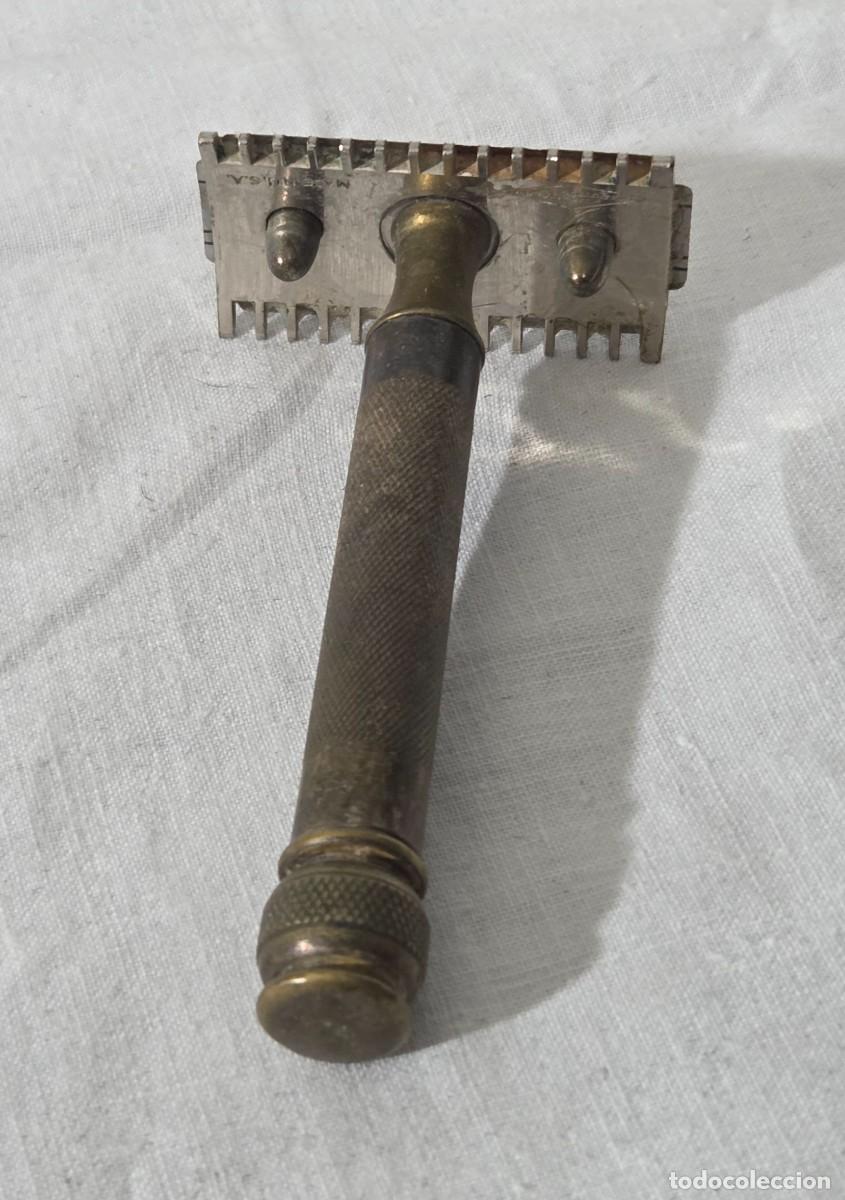 Antig&uuml;edades: Maquina de Afeitar Gillette de bronce