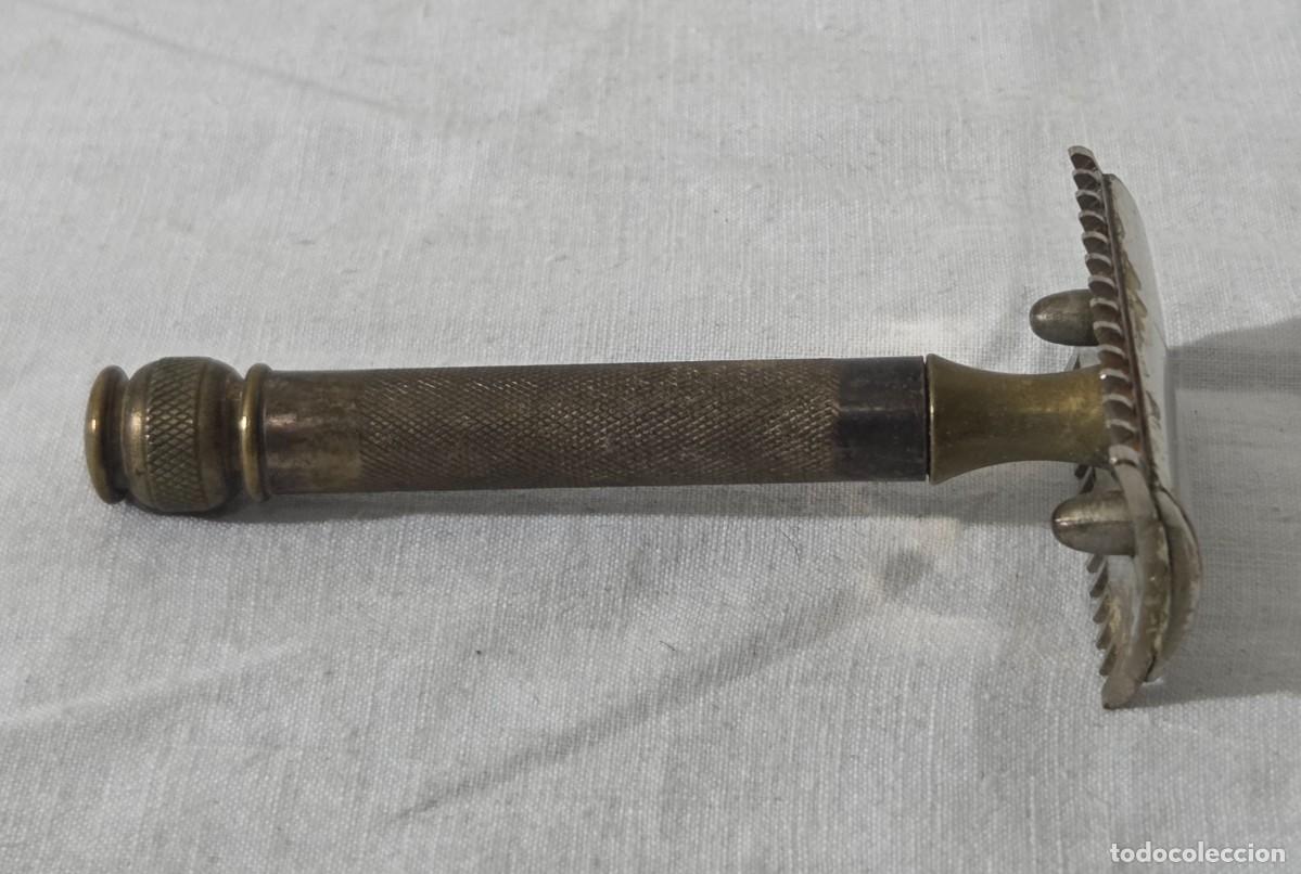 Antig&uuml;edades: Maquina de Afeitar Gillette de bronce - Foto 3
