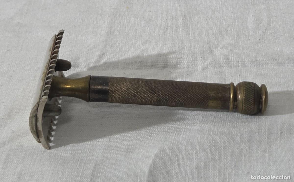 Antig&uuml;edades: Maquina de Afeitar Gillette de bronce - Foto 7