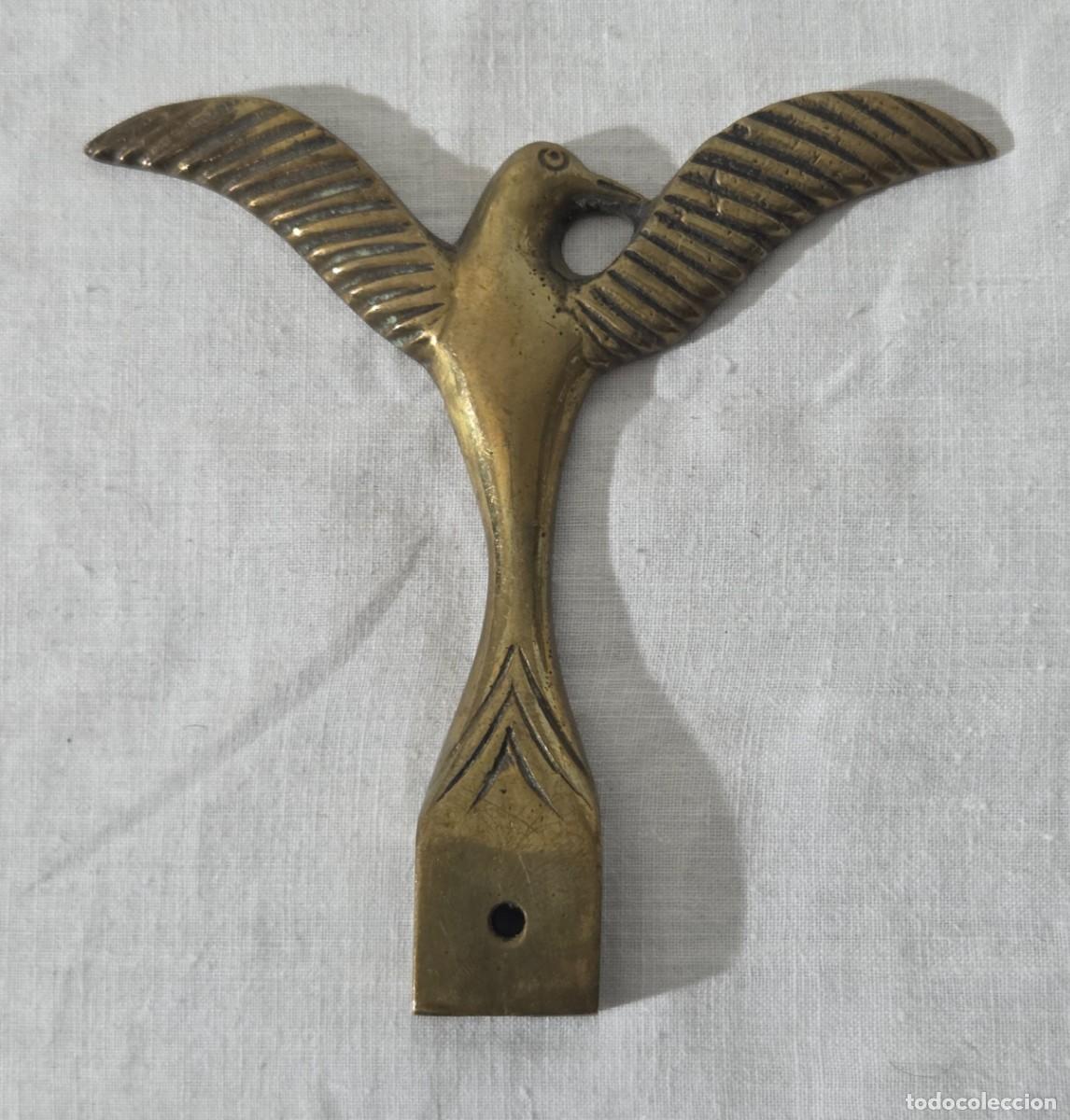 Antig&uuml;edades: Asa de antigua balanza de bronce - Foto 1
