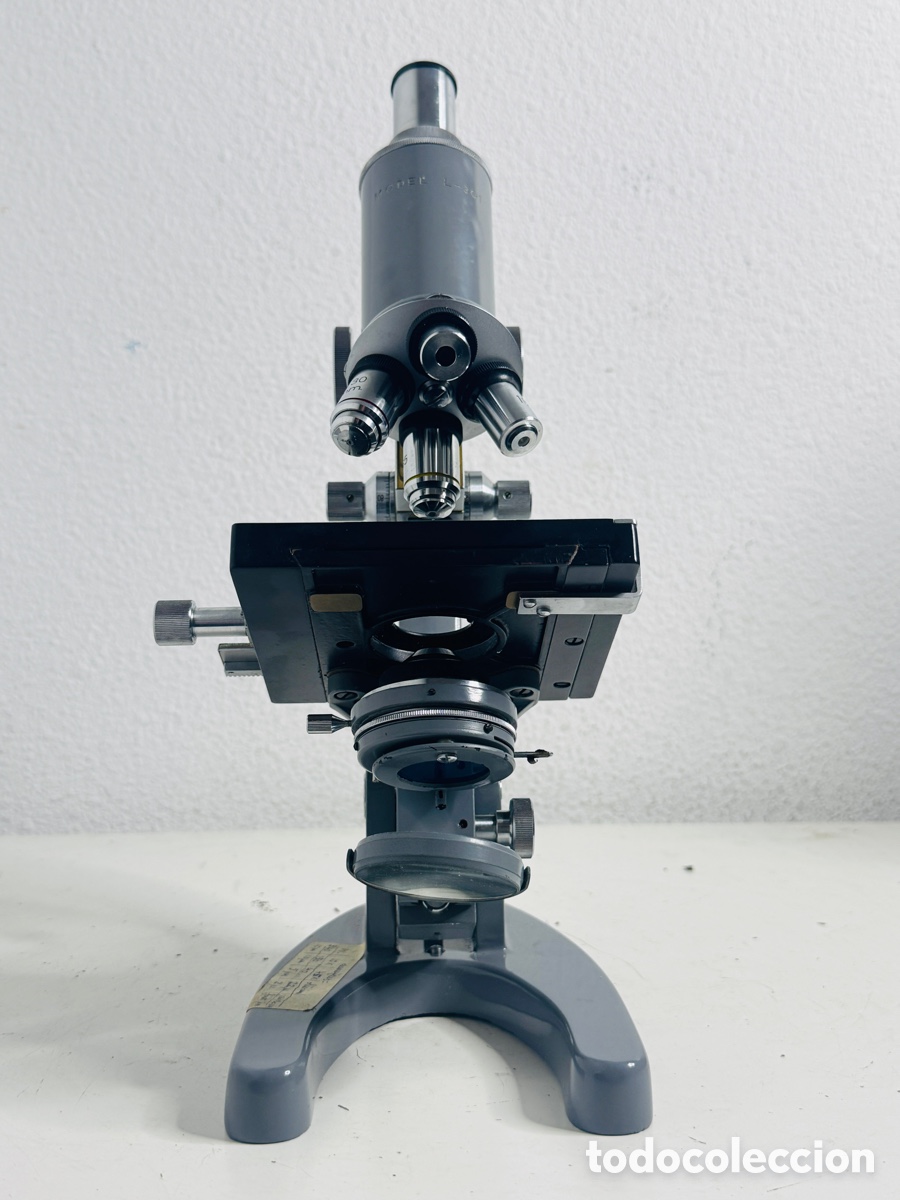 Antig&uuml;edades: Euromex Arnhem Microscope Model L-301 - Foto 4