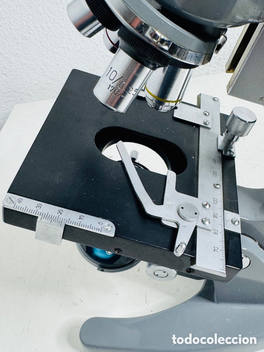Antig&uuml;edades: Euromex Arnhem Microscope Model L-301 - Foto 11