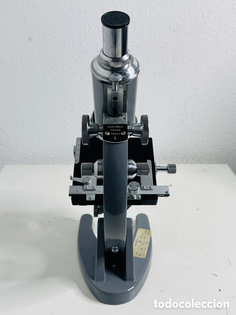 Antig&uuml;edades: Euromex Arnhem Microscope Model L-301 - Foto 13