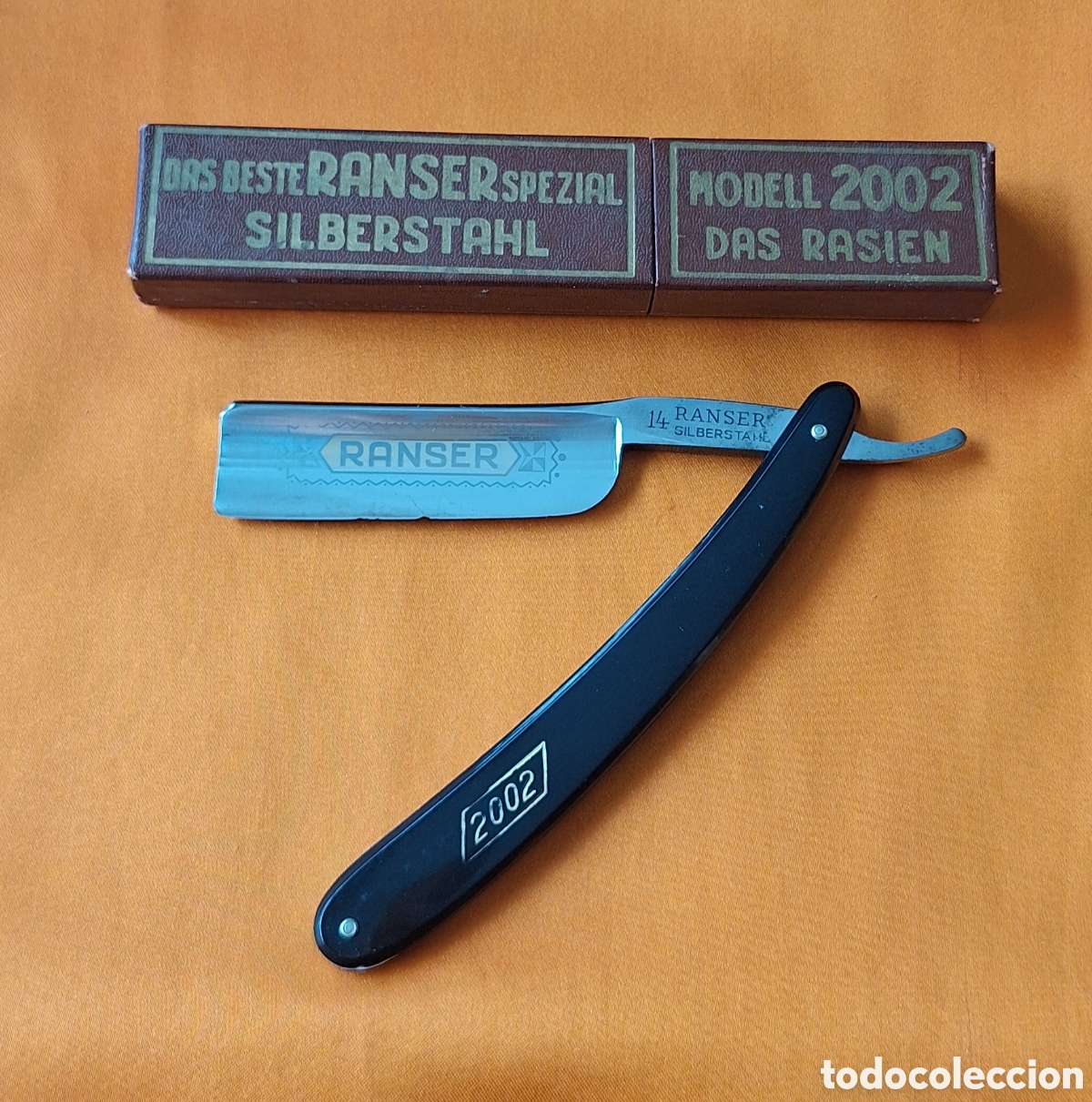 Antig&uuml;edades: Antigua Navaja de Barbero Ranser Silberstahl 2002