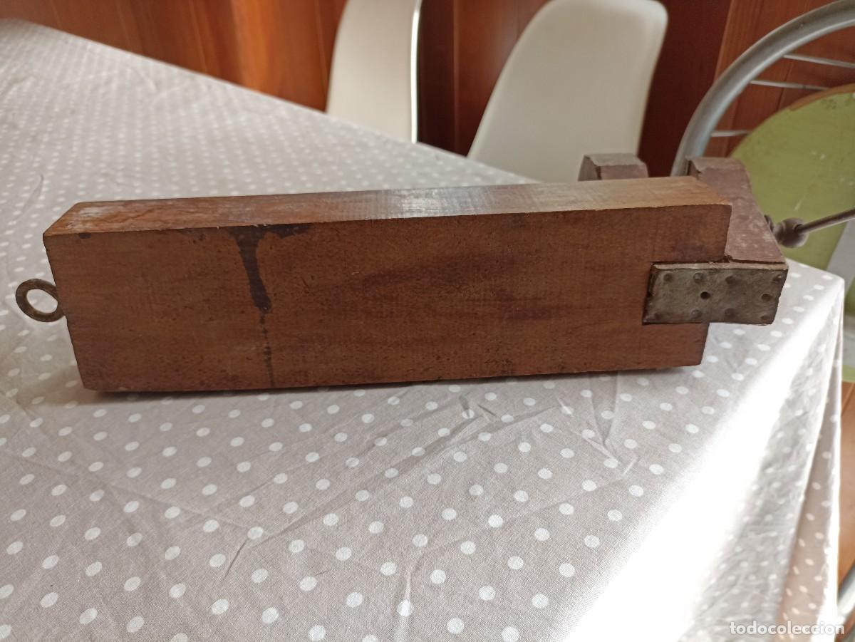 Antig&uuml;edades: Tornillo en madera para banco de carpintero - Foto 6