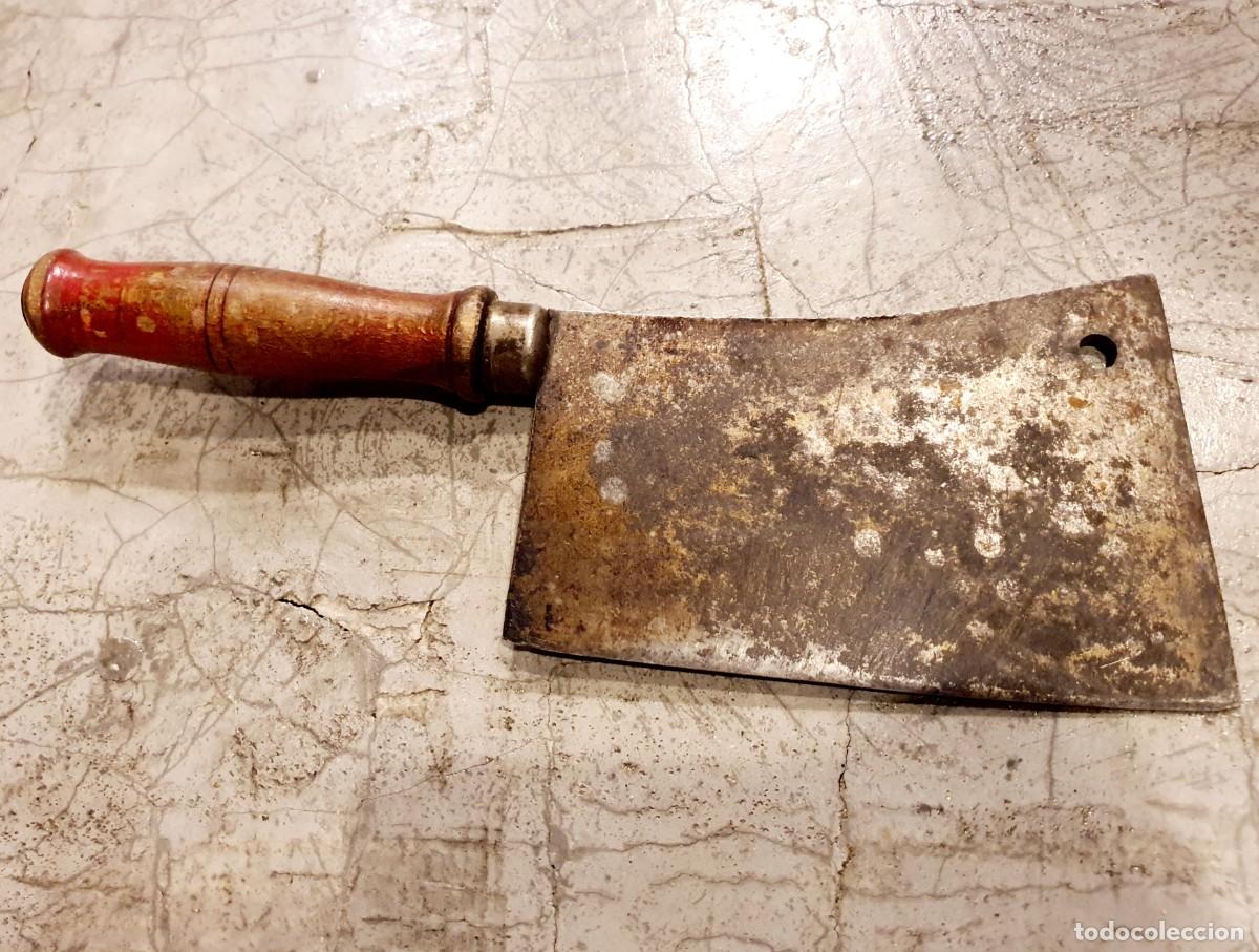 Antig&uuml;edades: Machete franc&eacute;s de carnicero. 1920. - Foto 3